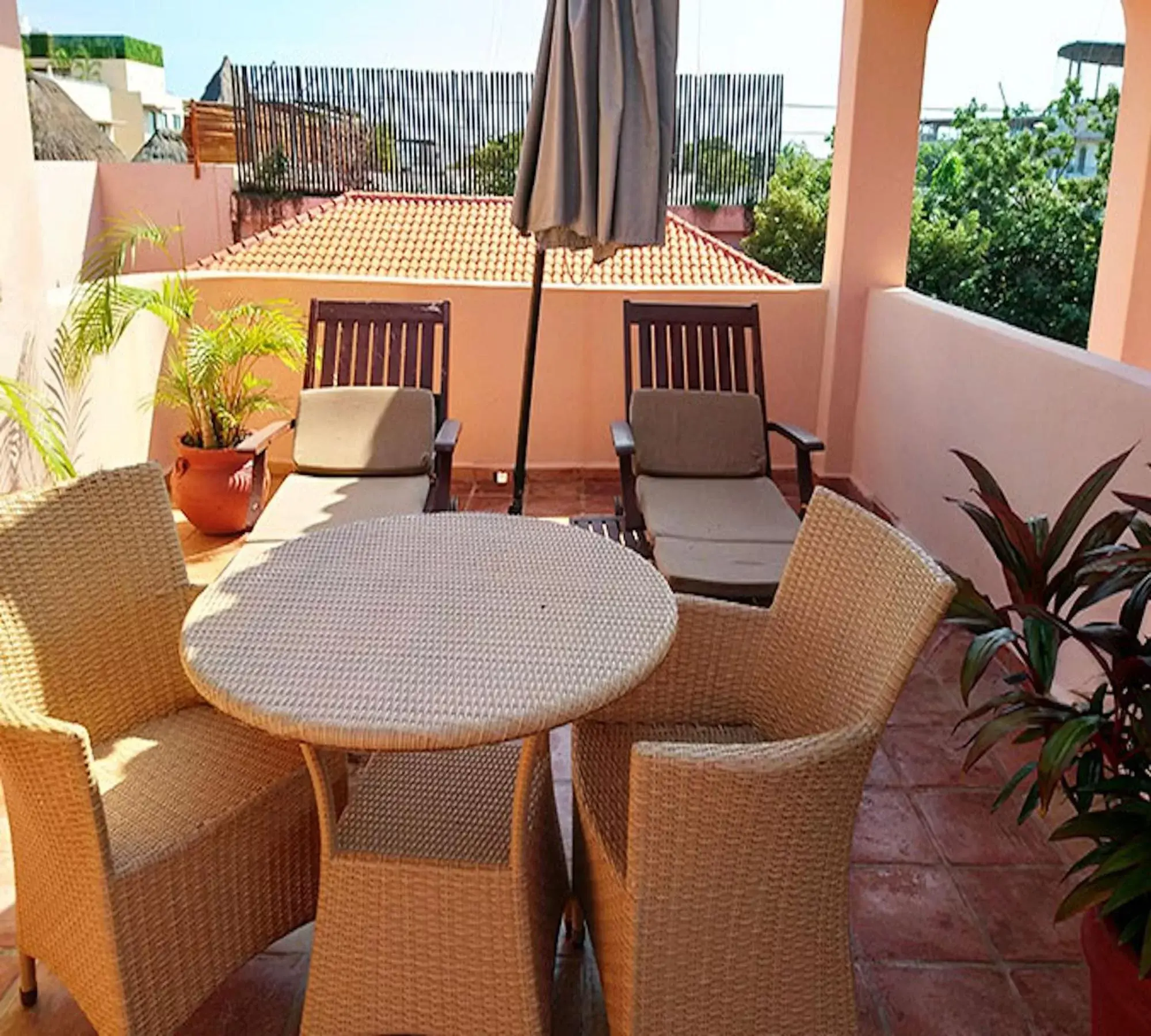 Patio in Acanto Hotel Playa del Carmen, Trademark Collection by Wyndham