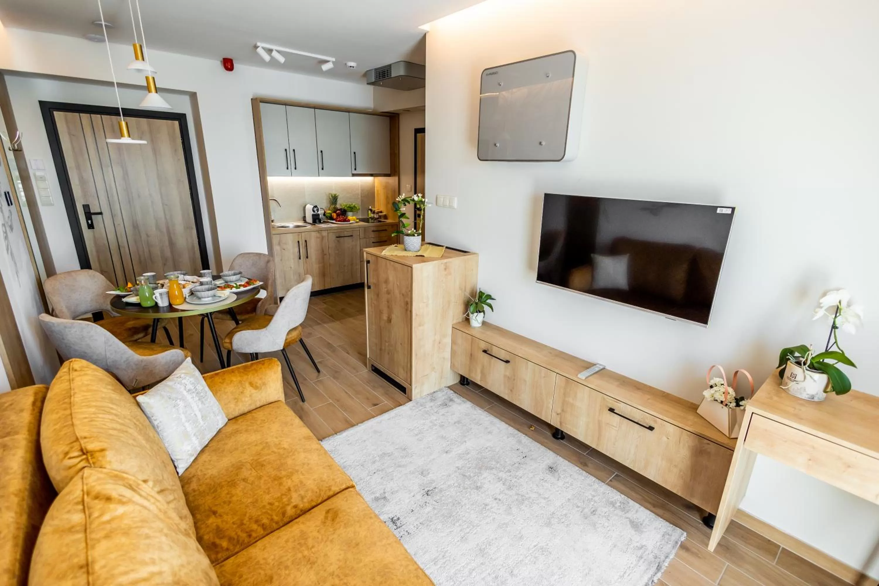 Living room in Mokka House Panzió