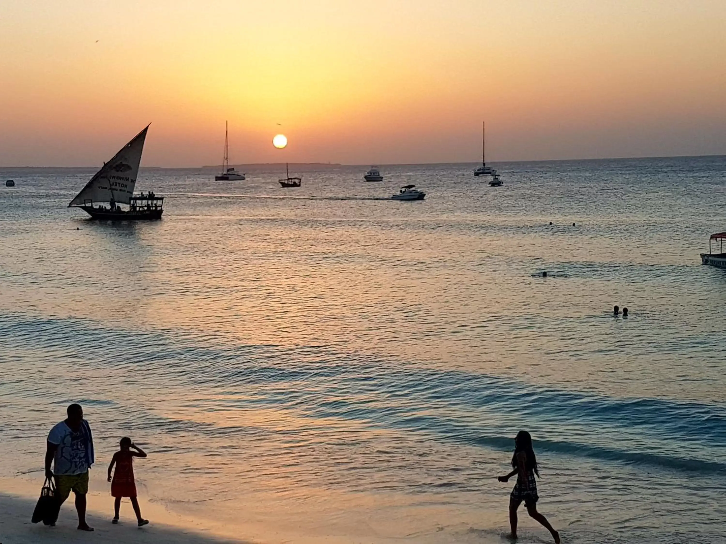 People, Beach in Zenobia Beach Resort