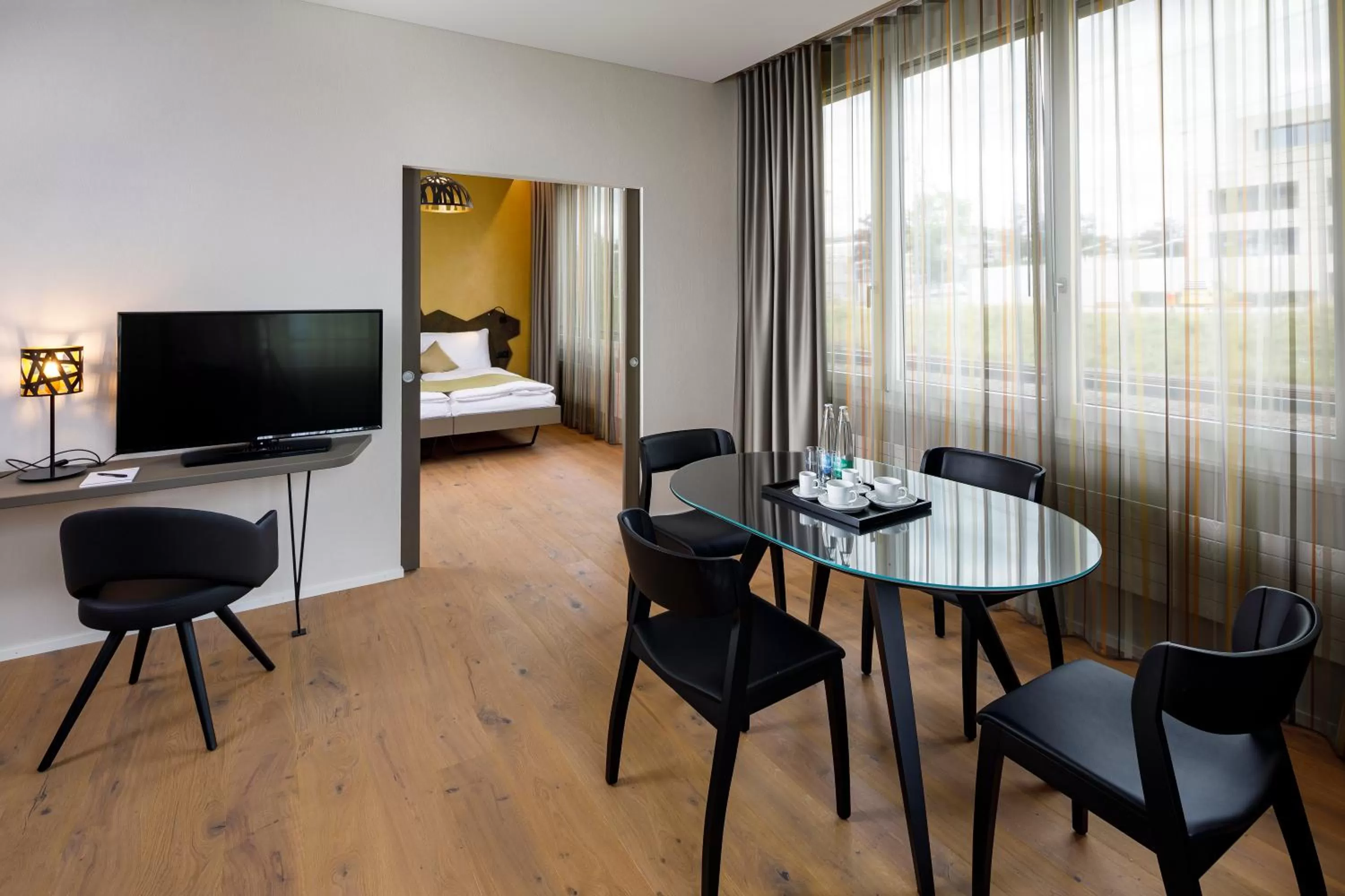 Photo of the whole room, Bed in Focus Hotel