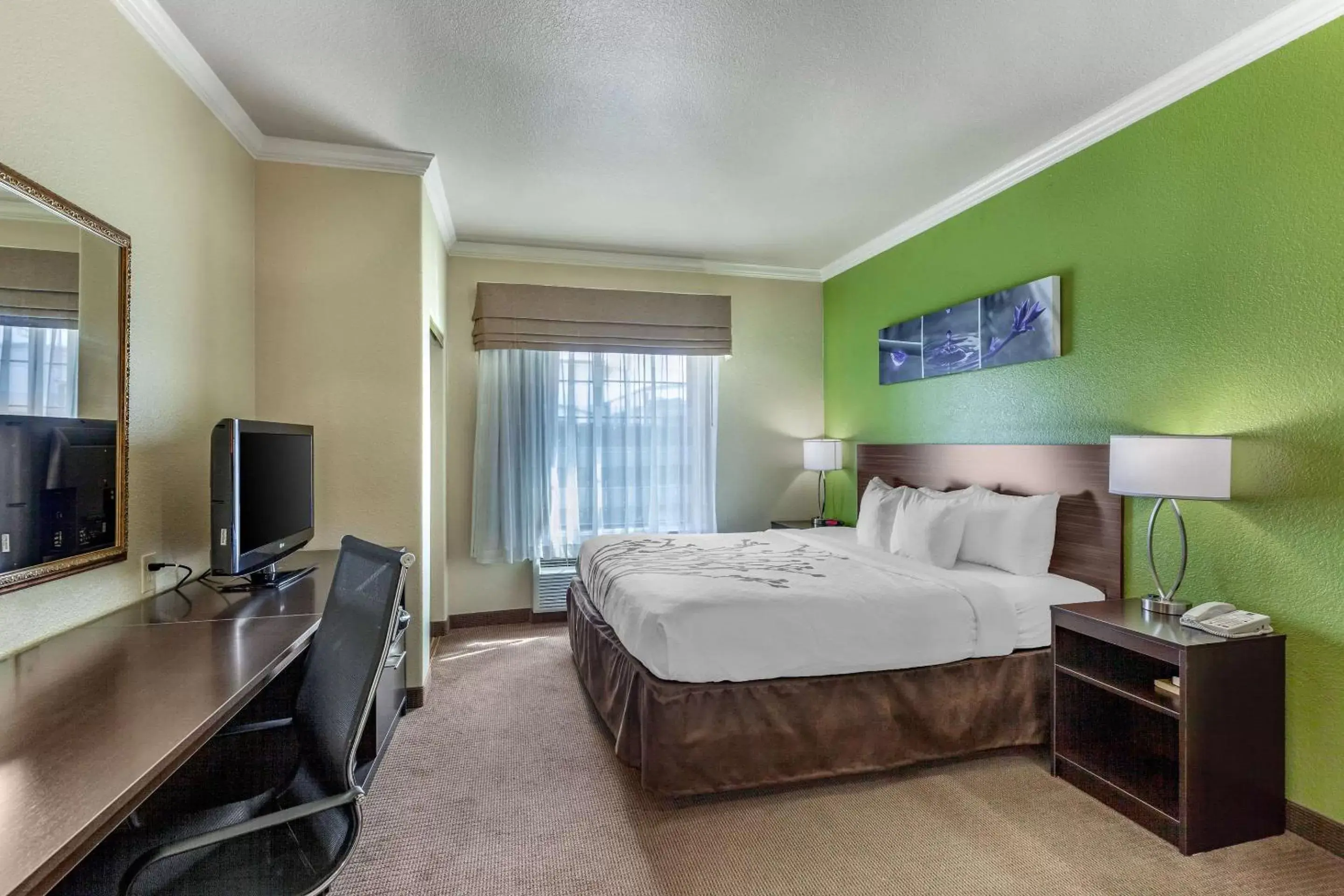 Photo of the whole room, Bed in Sleep Inn & Suites Hewitt - South Waco