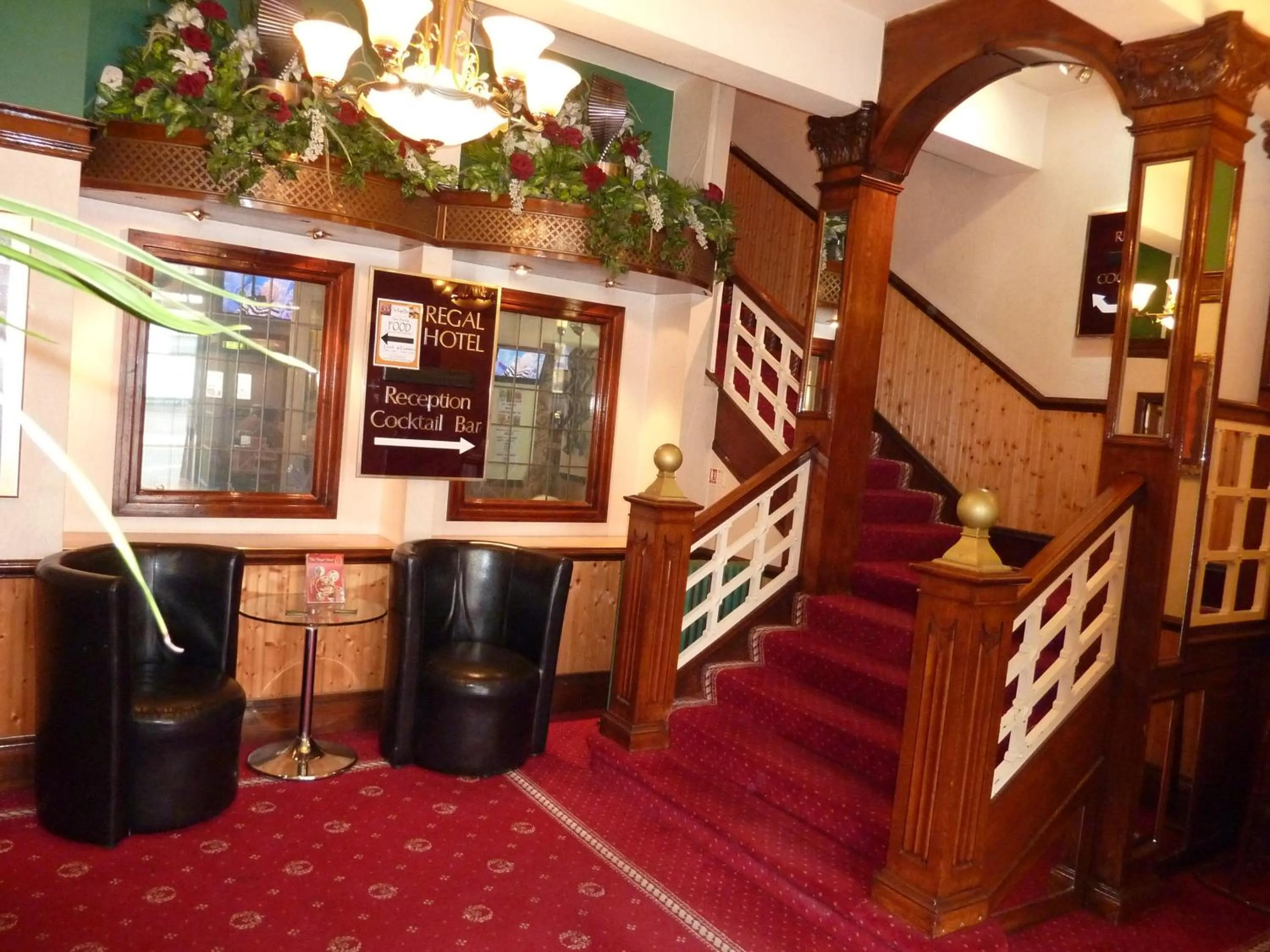 Lobby or reception in The Regal Hotel