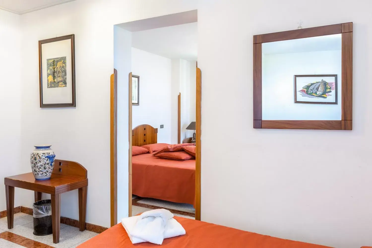Bedroom, Bed in Hotel Villa d'Amato
