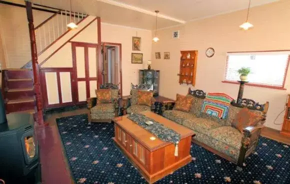 Seating Area in Westbury Gingerbread Cottages