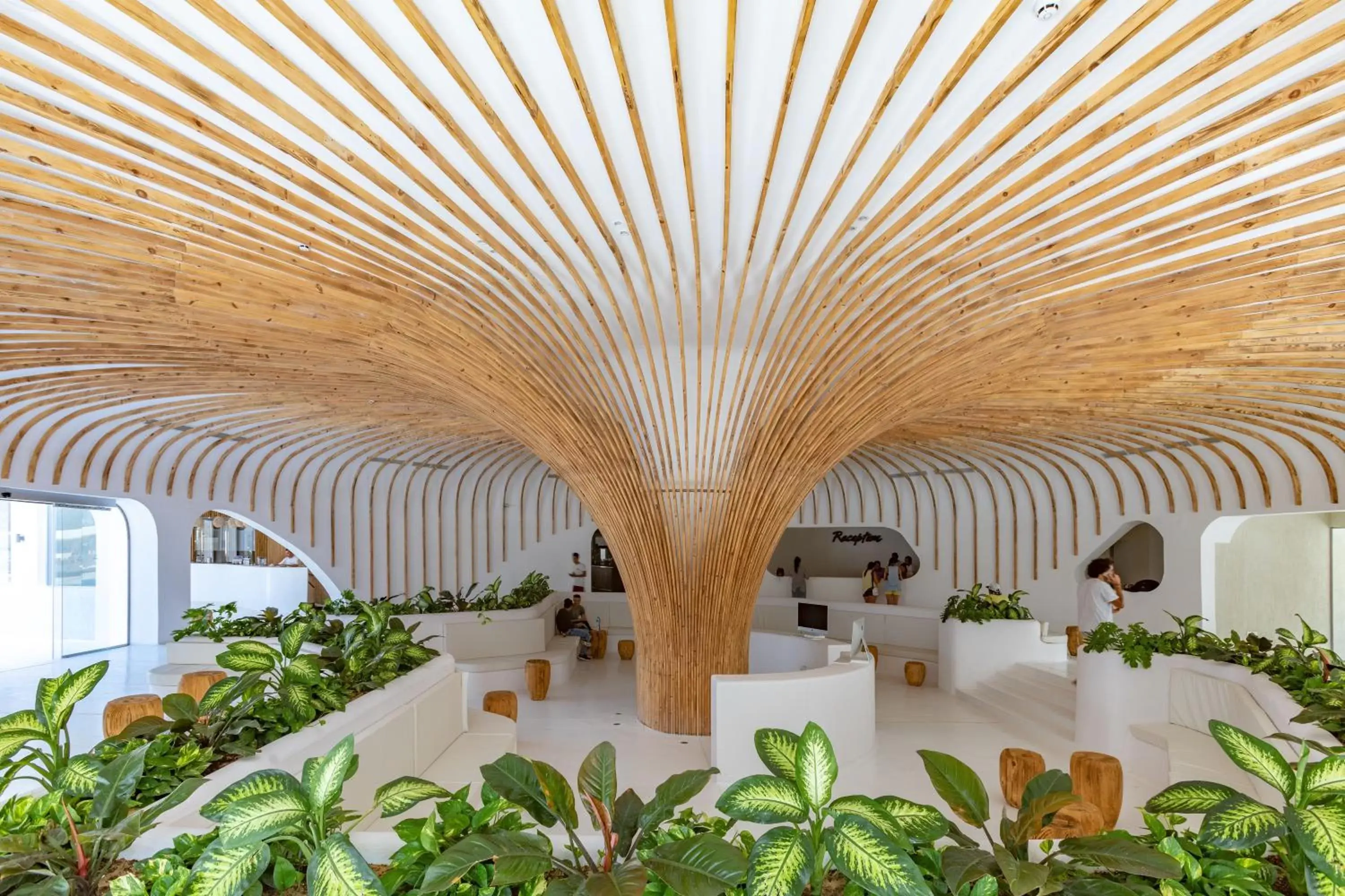 Lobby or reception in Meraki Resort - Adults Only Lobby or reception in Meraki Resort - Adults Only