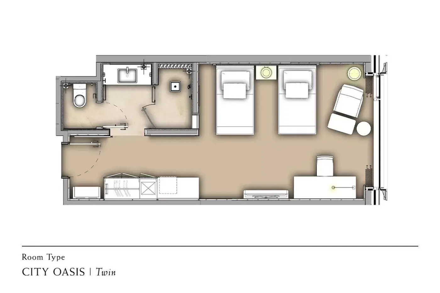 Floor Plan in Pavilion Hotel Kuala Lumpur Managed by Banyan Tree