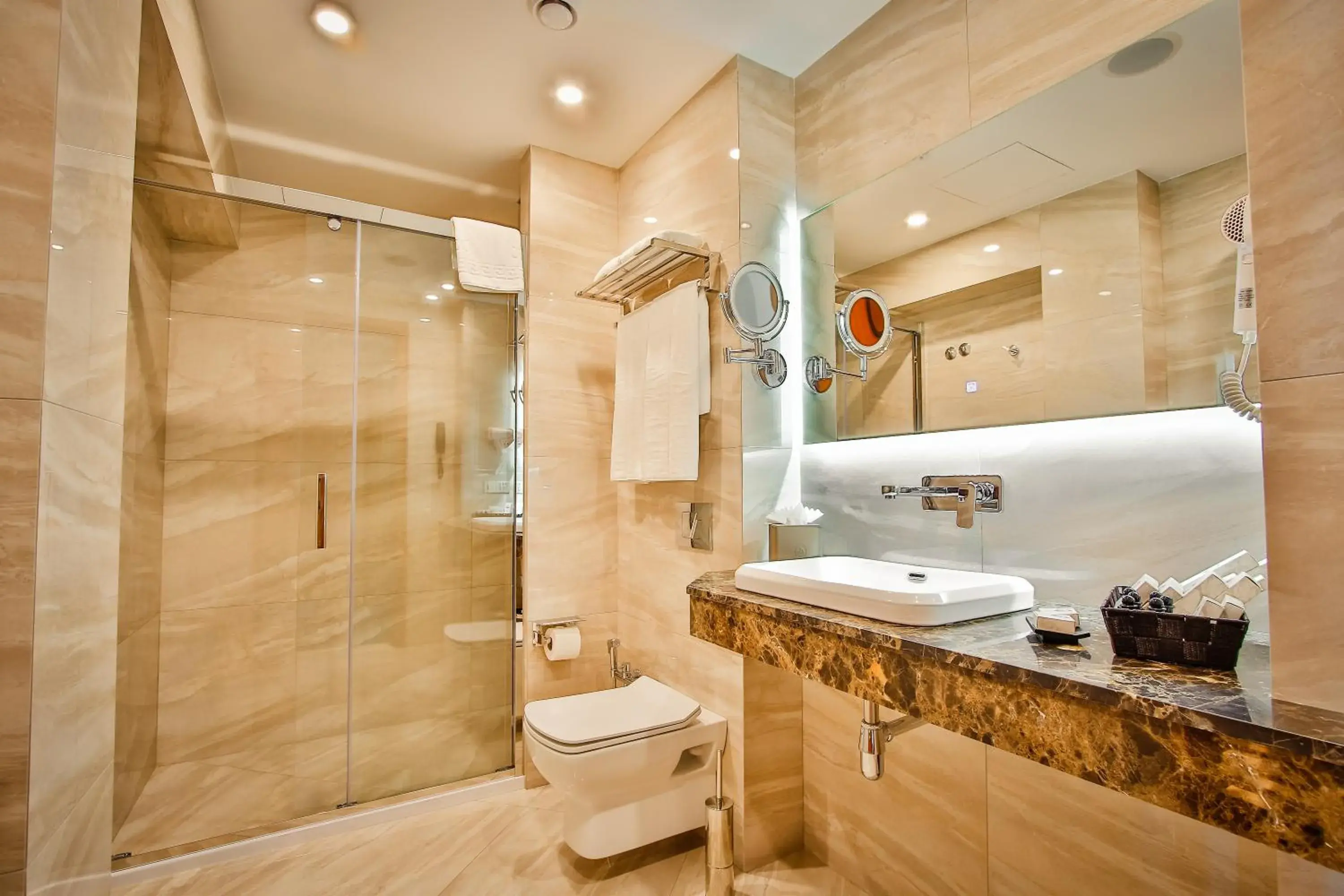 Shower, Bathroom in New Tiflis Hotel