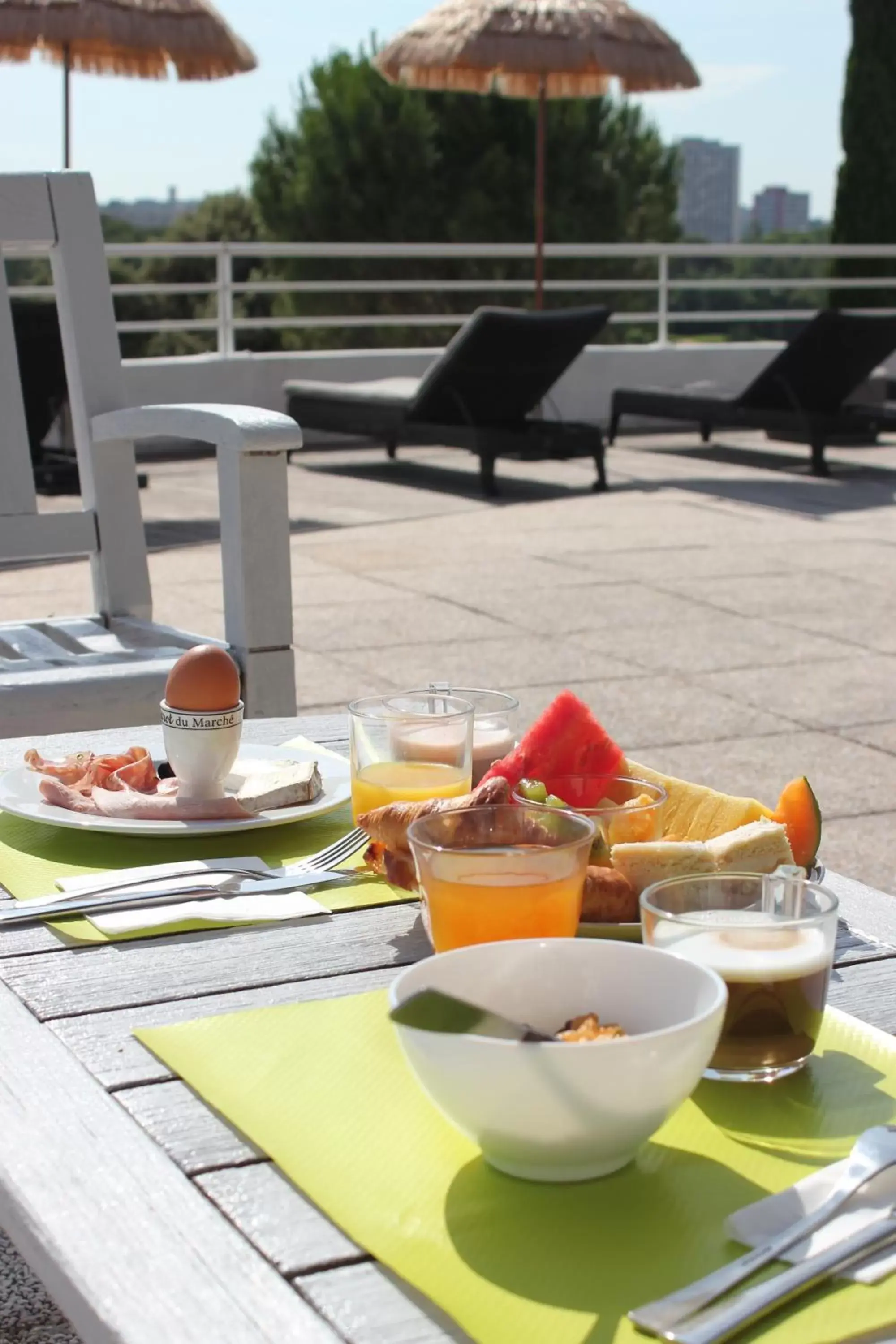 Balcony/Terrace in Hôtel Golf Fontcaude