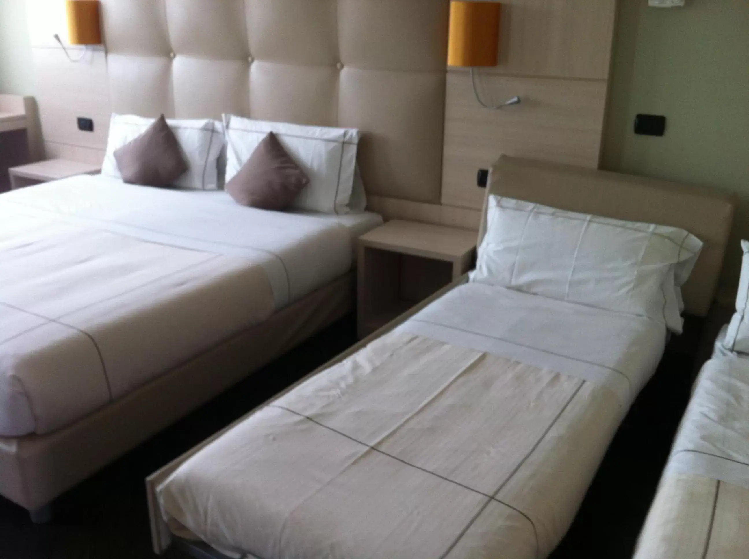 Bed in Acca Palace AA Hotels