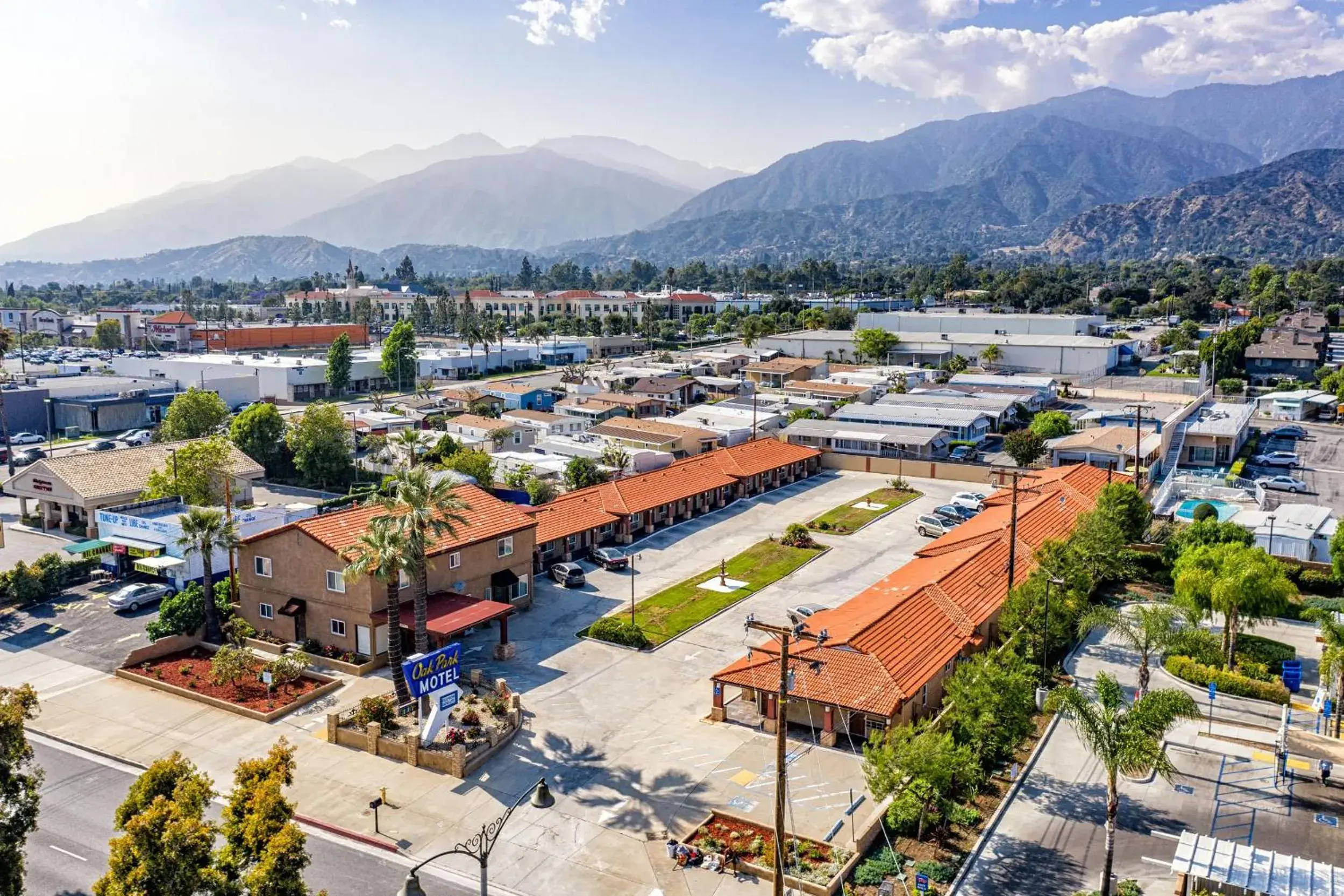 Bird's-eye View in Oak Park Motel