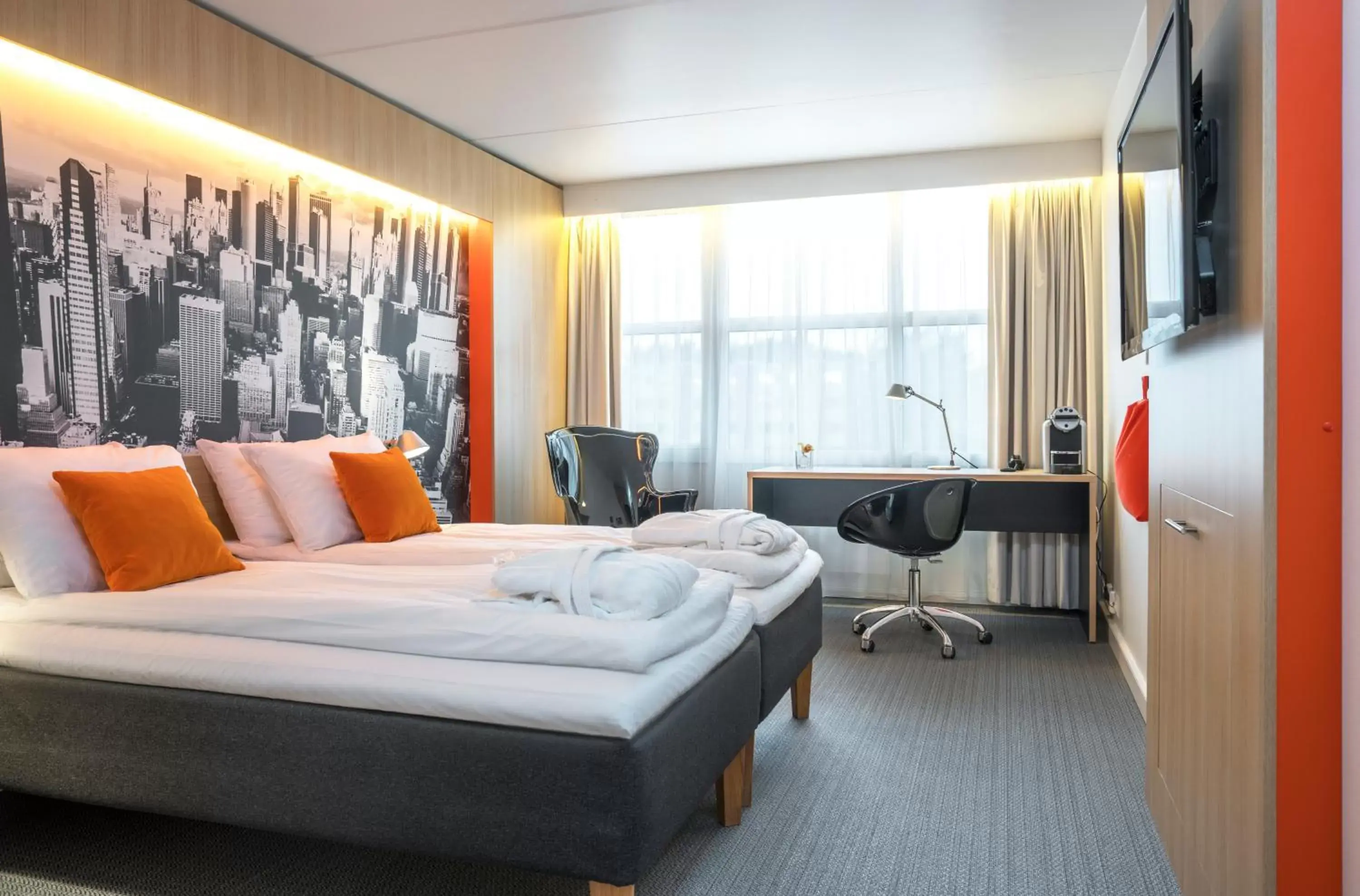 Bed in Thon Hotel Bergen Airport