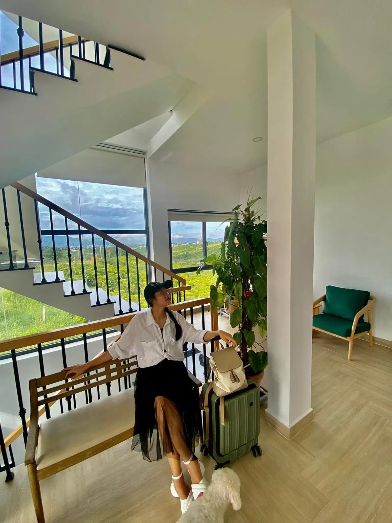 Lobby or reception in Mùa Tím Villa