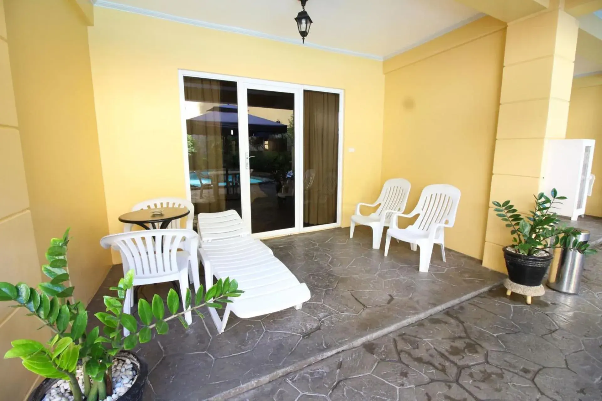 Patio/Outdoor Area in Mermaid Resort and Dive Center