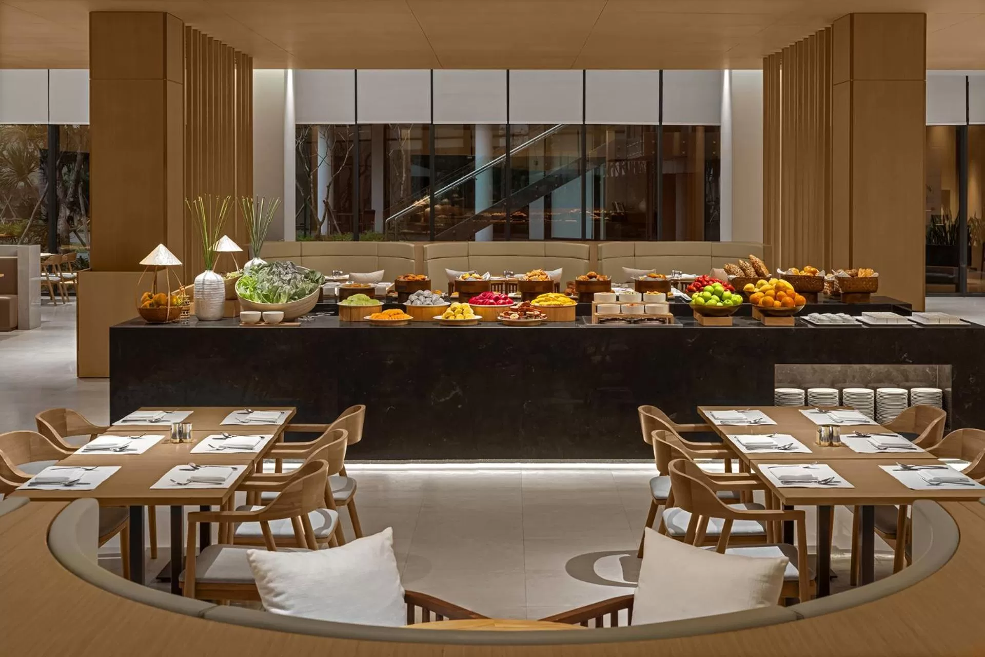 Buffet breakfast in Shilla Monogram Danang