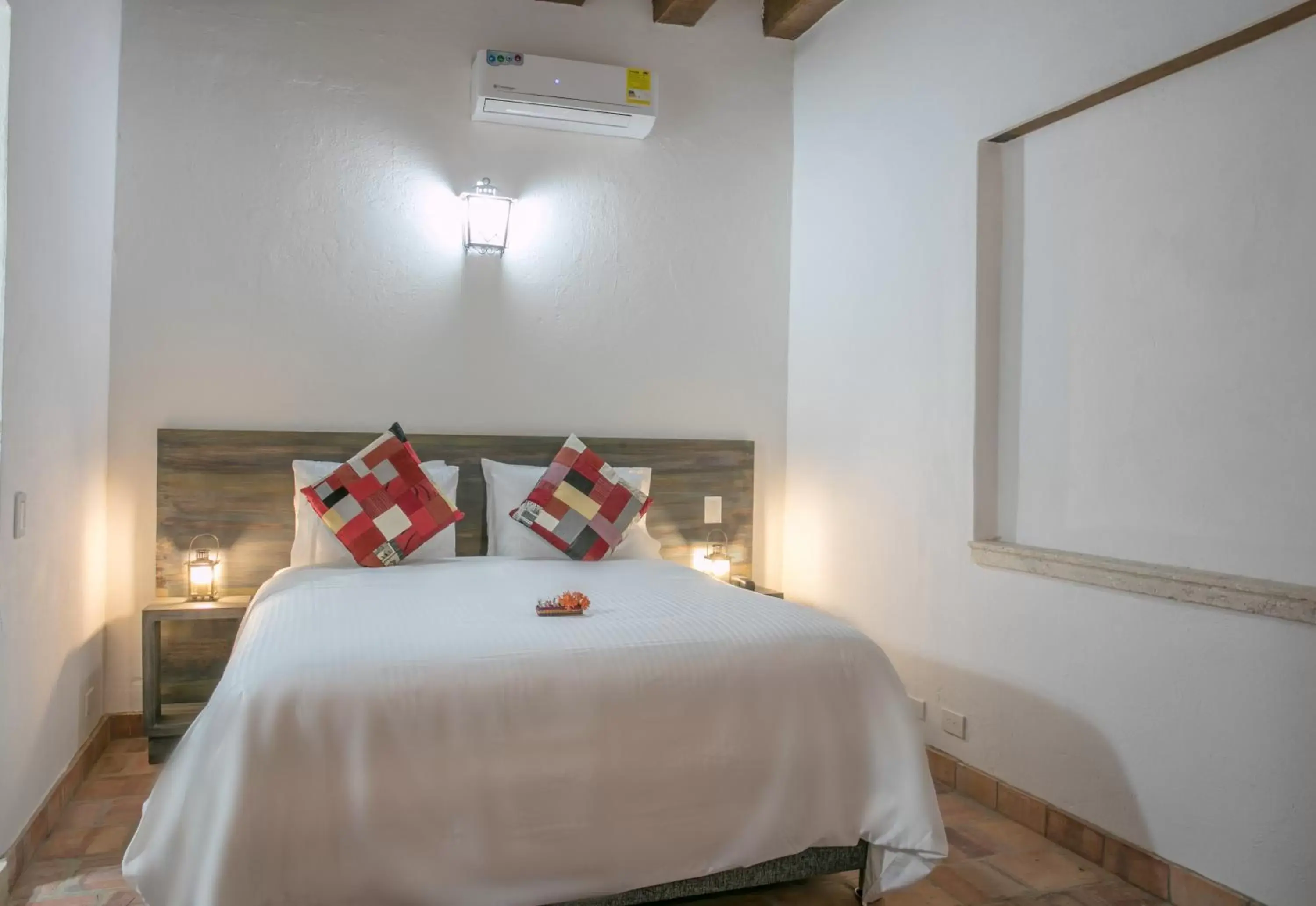 Bed in Getsemani Cartagena Hotel