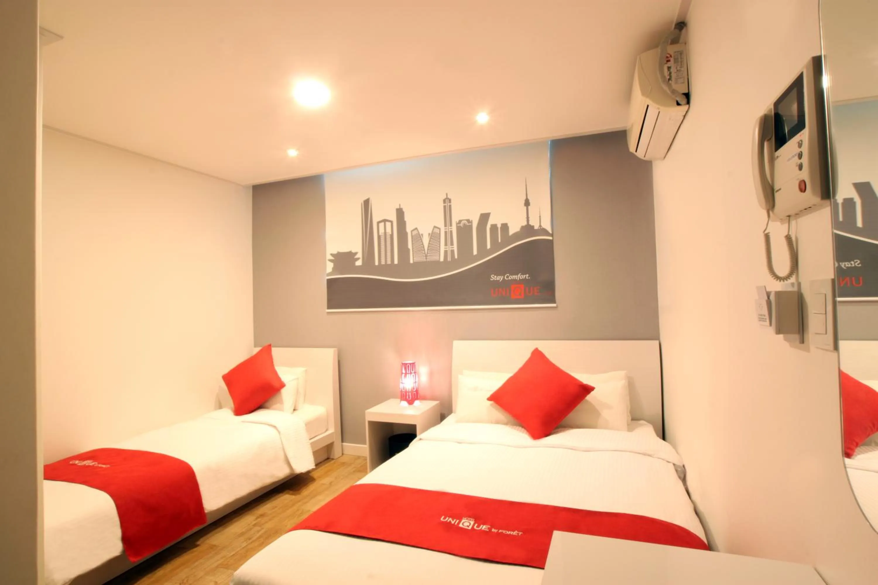 Bed in Jn Park Hotel Dongdaemun