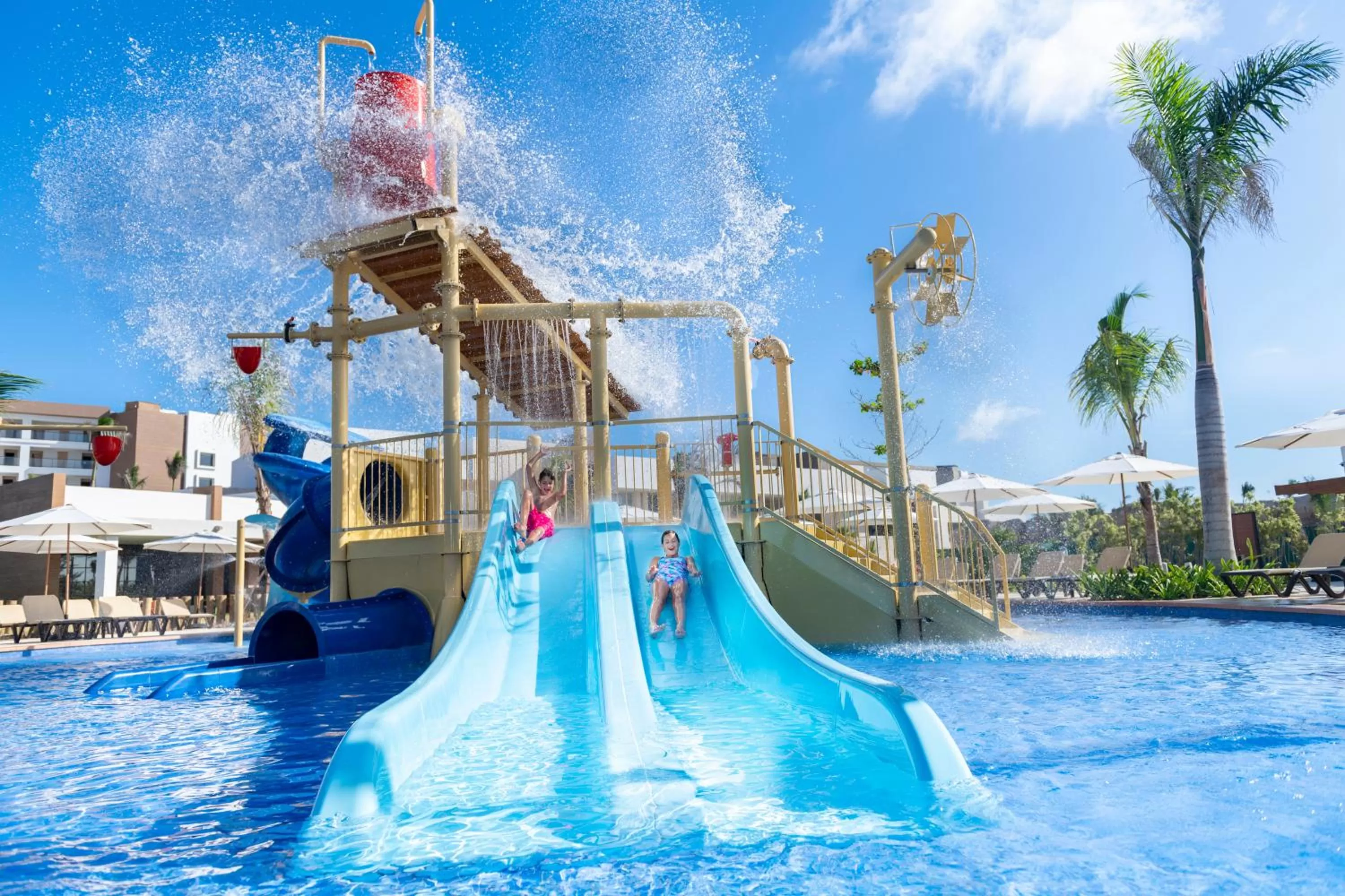 Aqua park in Hyatt Ziva Cap Cana