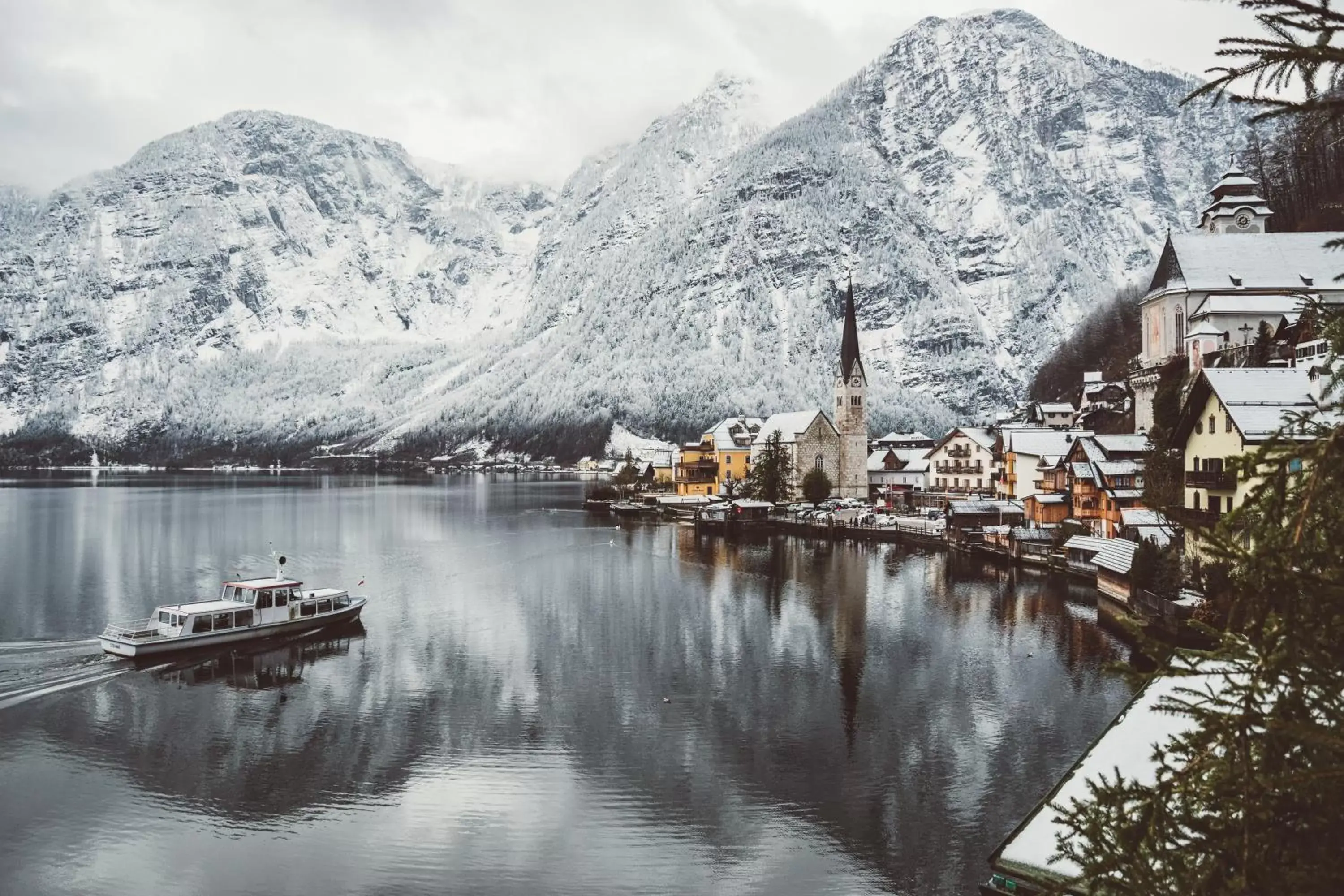 Winter in Heritage Hotel Hallstatt