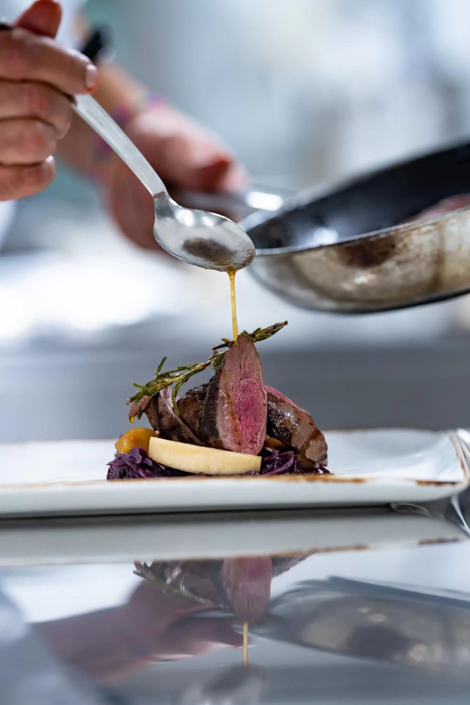 Food close-up in Hotel Continental Park