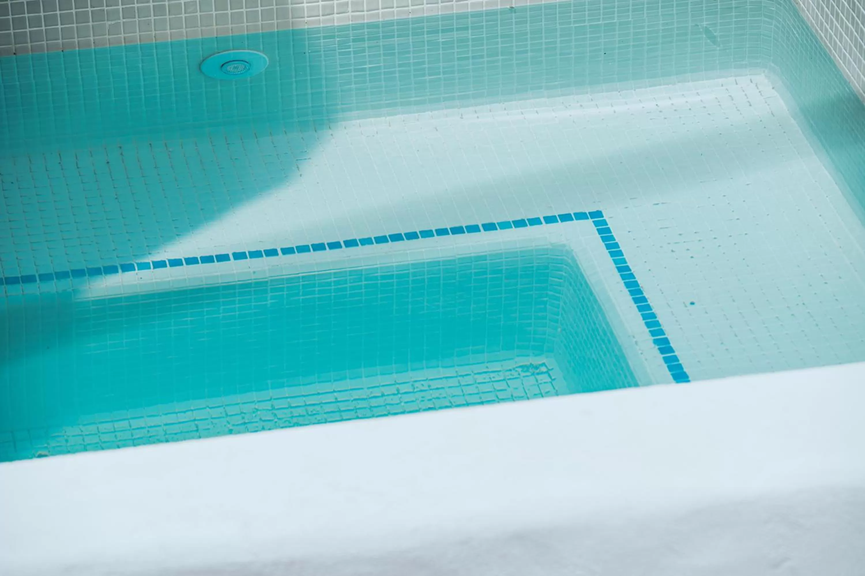 Pool view in Encanto Guesthouse