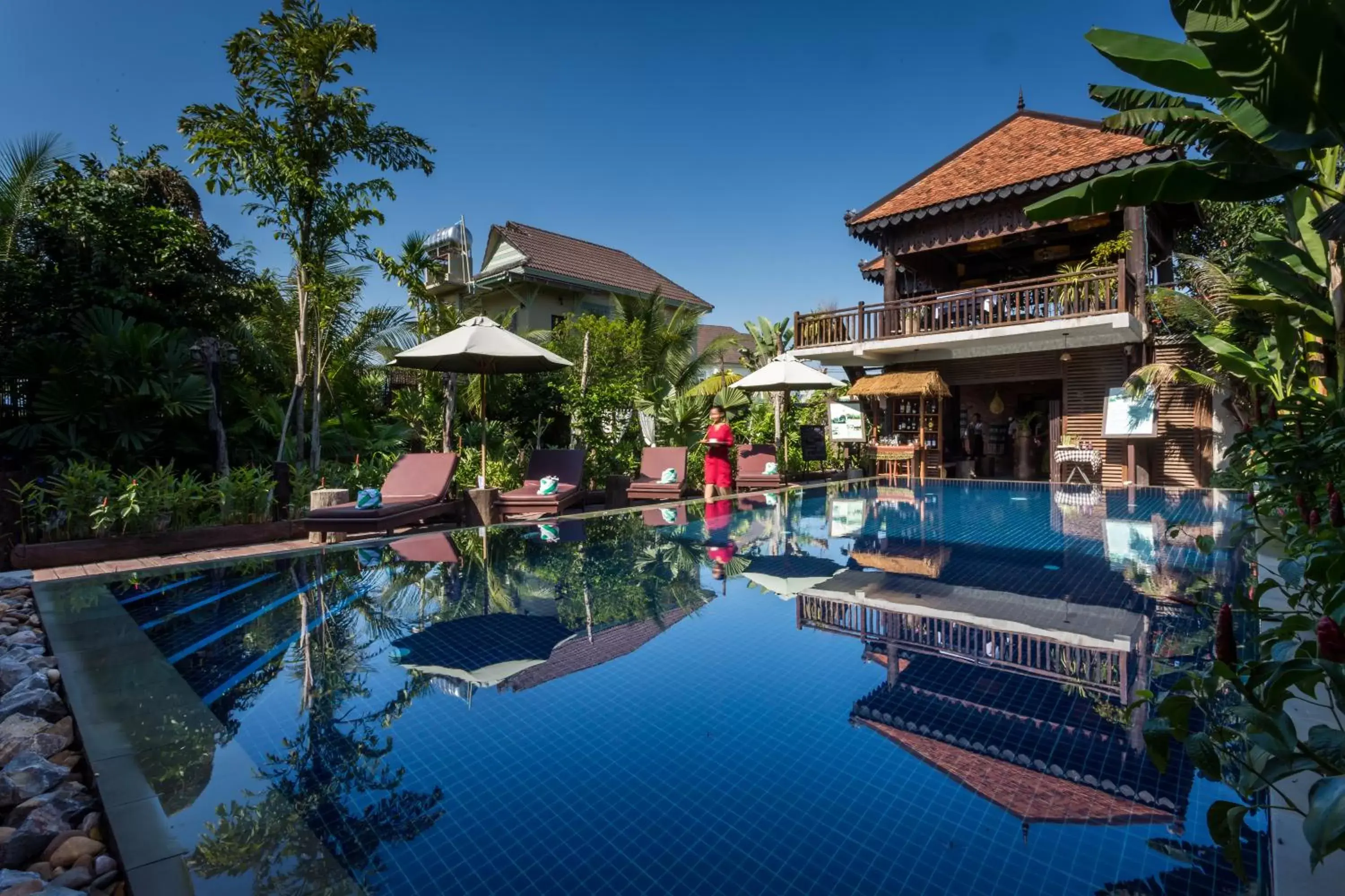 Day, Swimming Pool in Java Wooden Villa & Residence