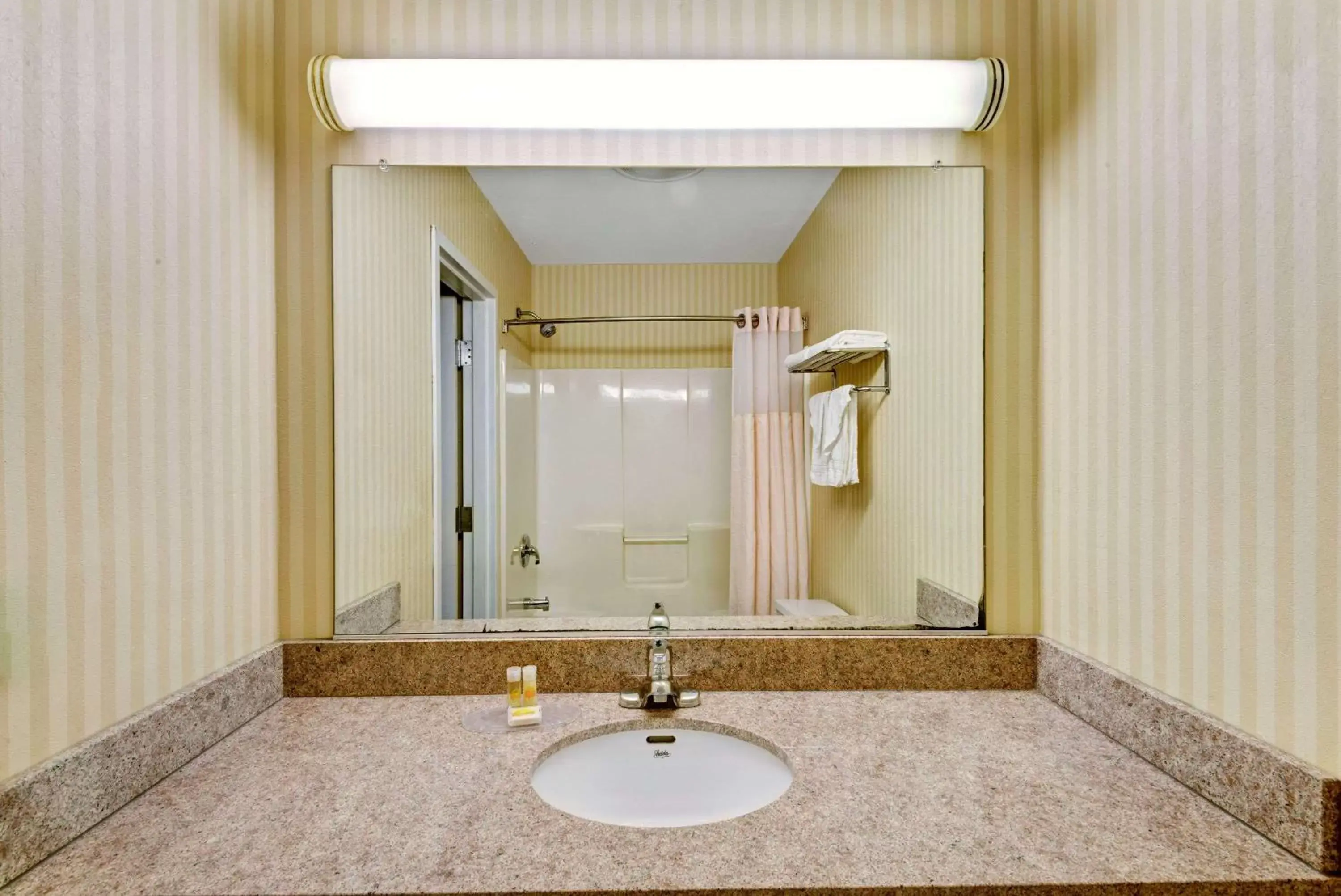 Bathroom in Days Inn by Wyndham Bethel - Danbury