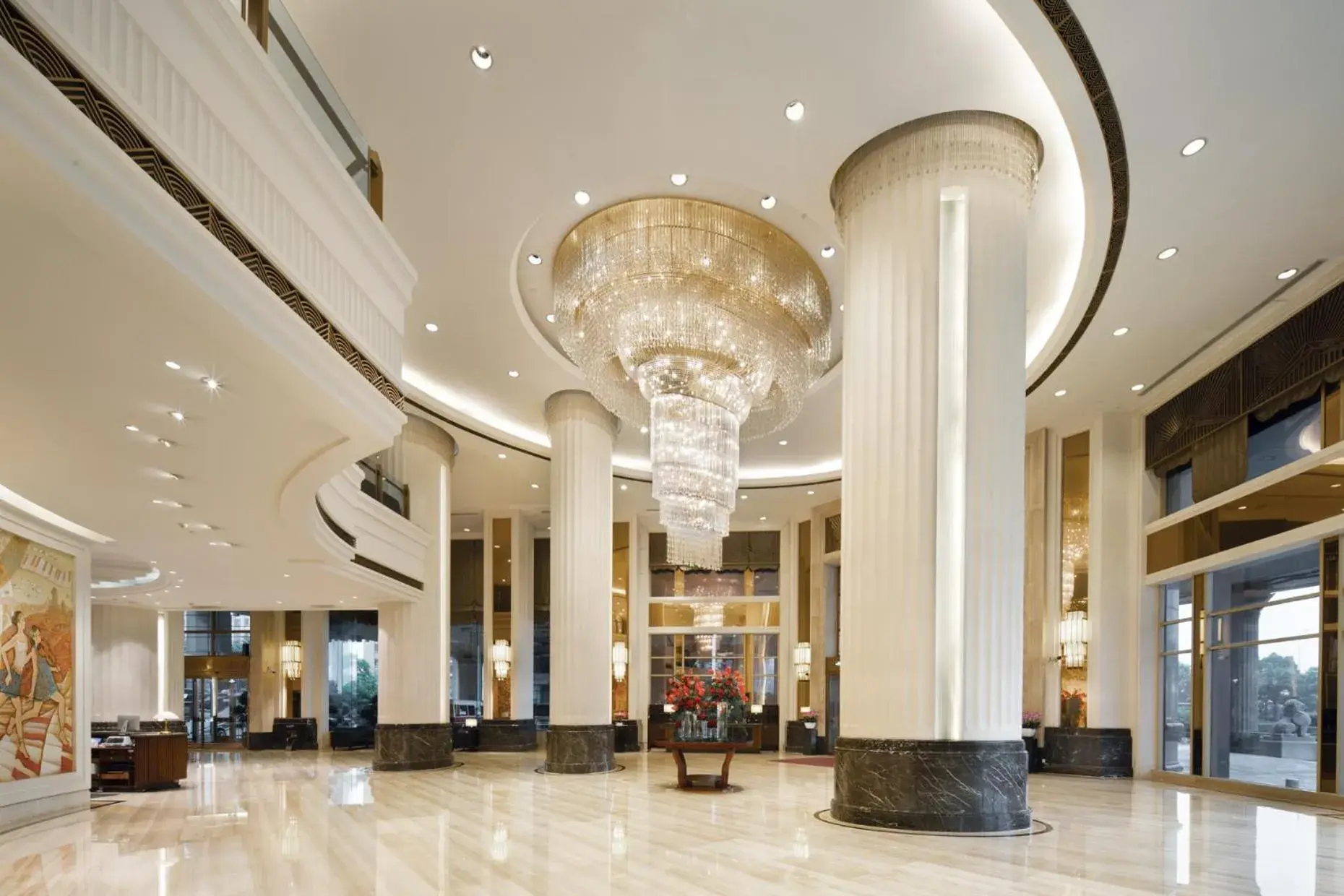 Lobby or reception in Crowne Plaza Nanchang Riverside, an IHG Hotel Lobby or reception in Crowne Plaza Nanchang Riverside, an IHG Hotel