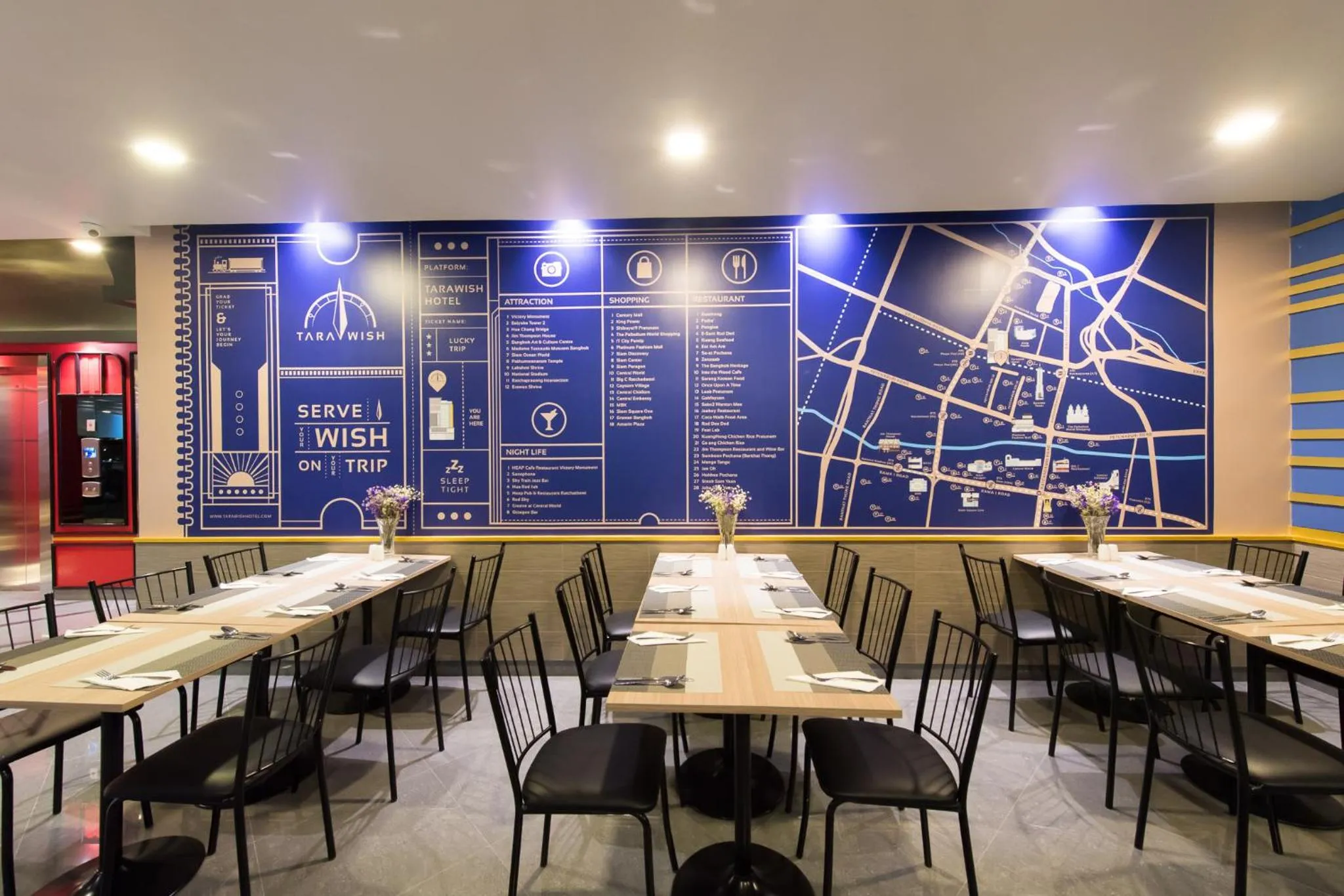 Restaurant/places to eat in Tarawish Hotel