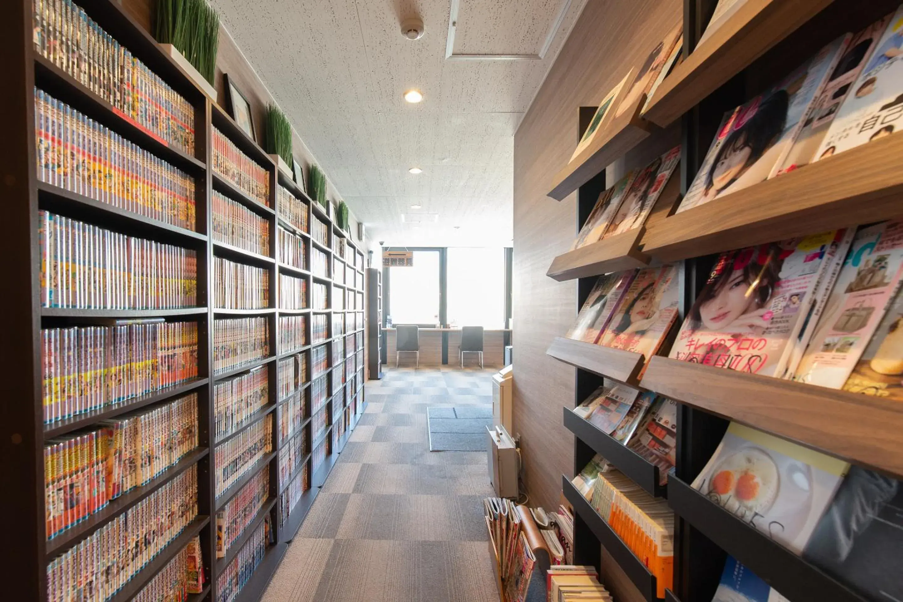 Lobby or reception, Library in Tabist Hotel Smart Sleeps Oita Station