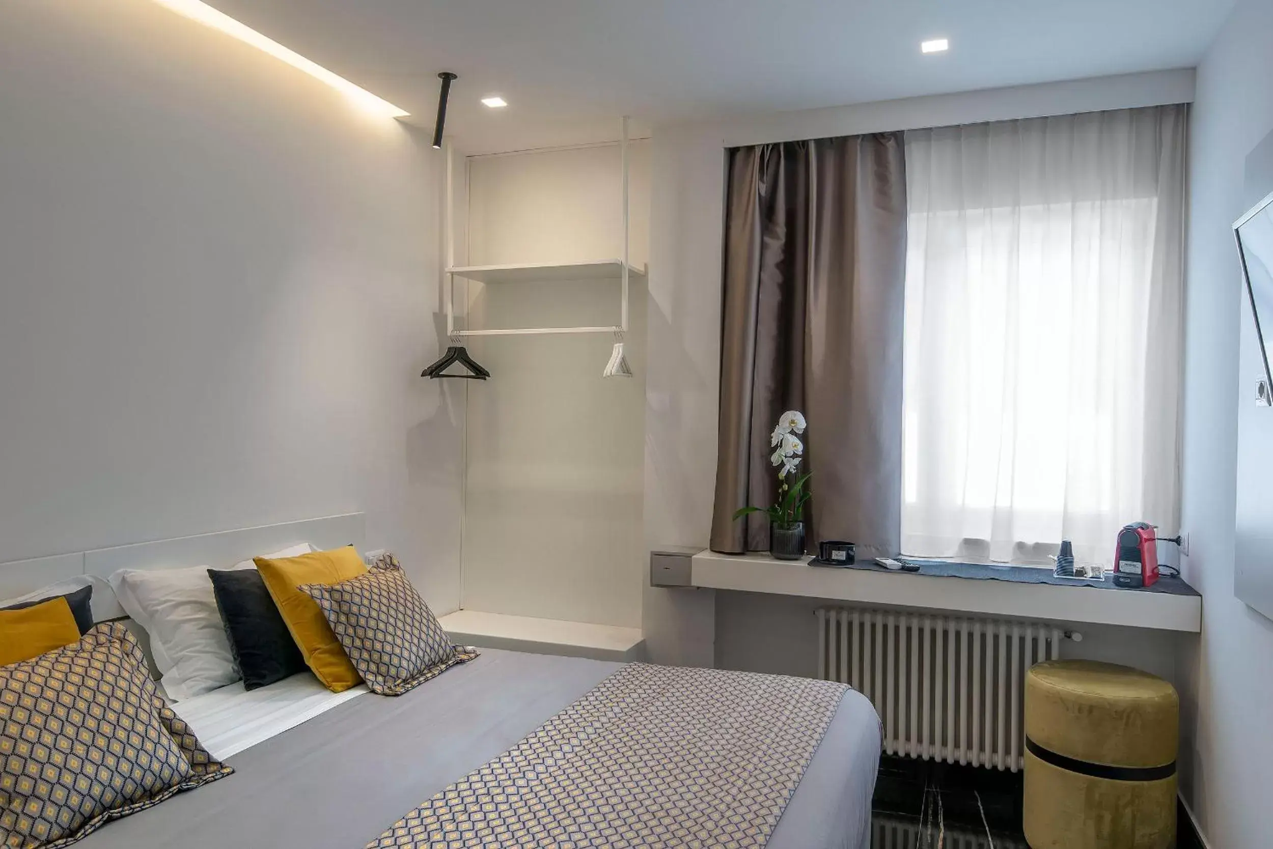 Bedroom, Bed in Hotel Fiorentina