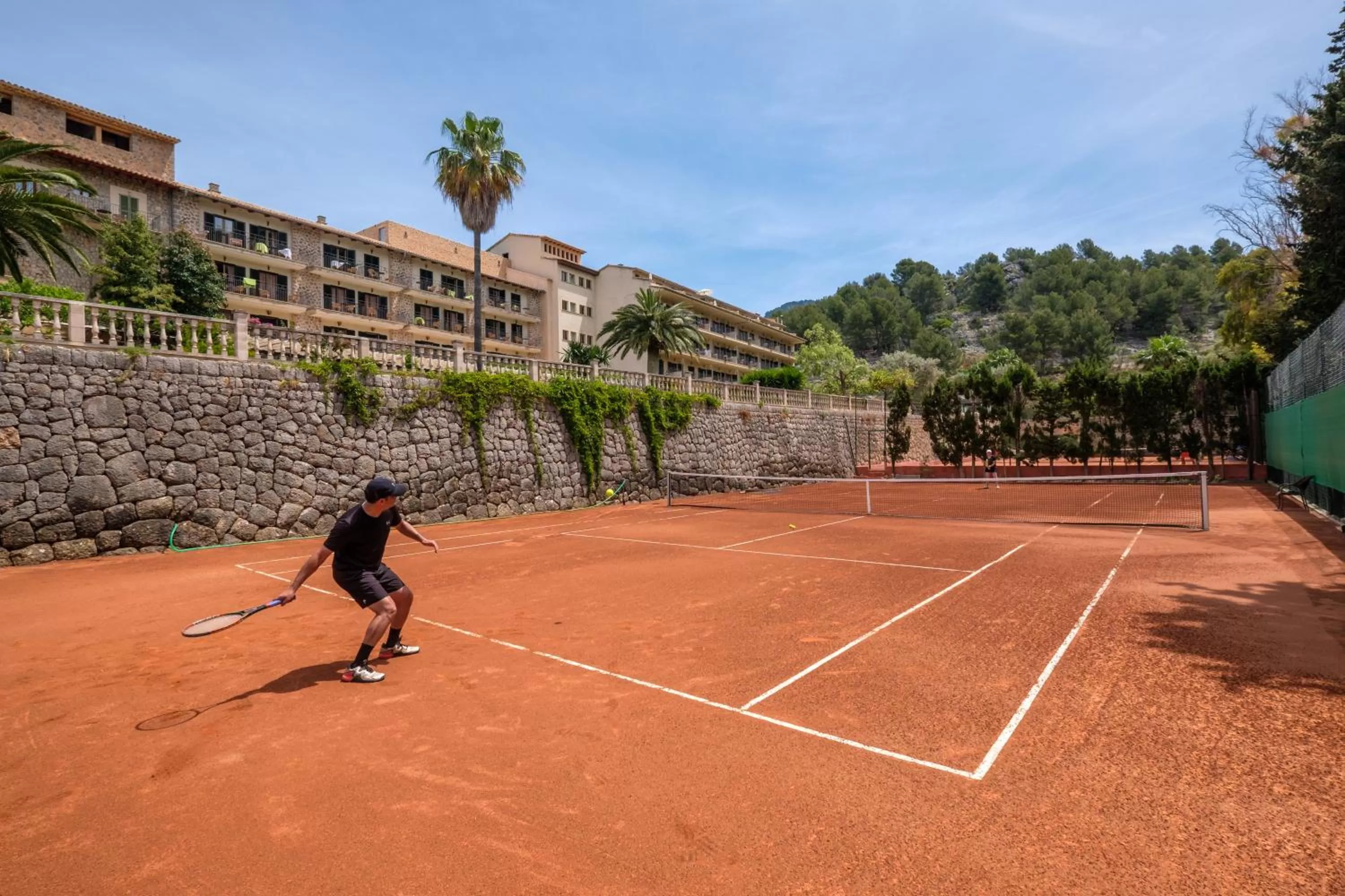 Tennis court in Hotel Es Port