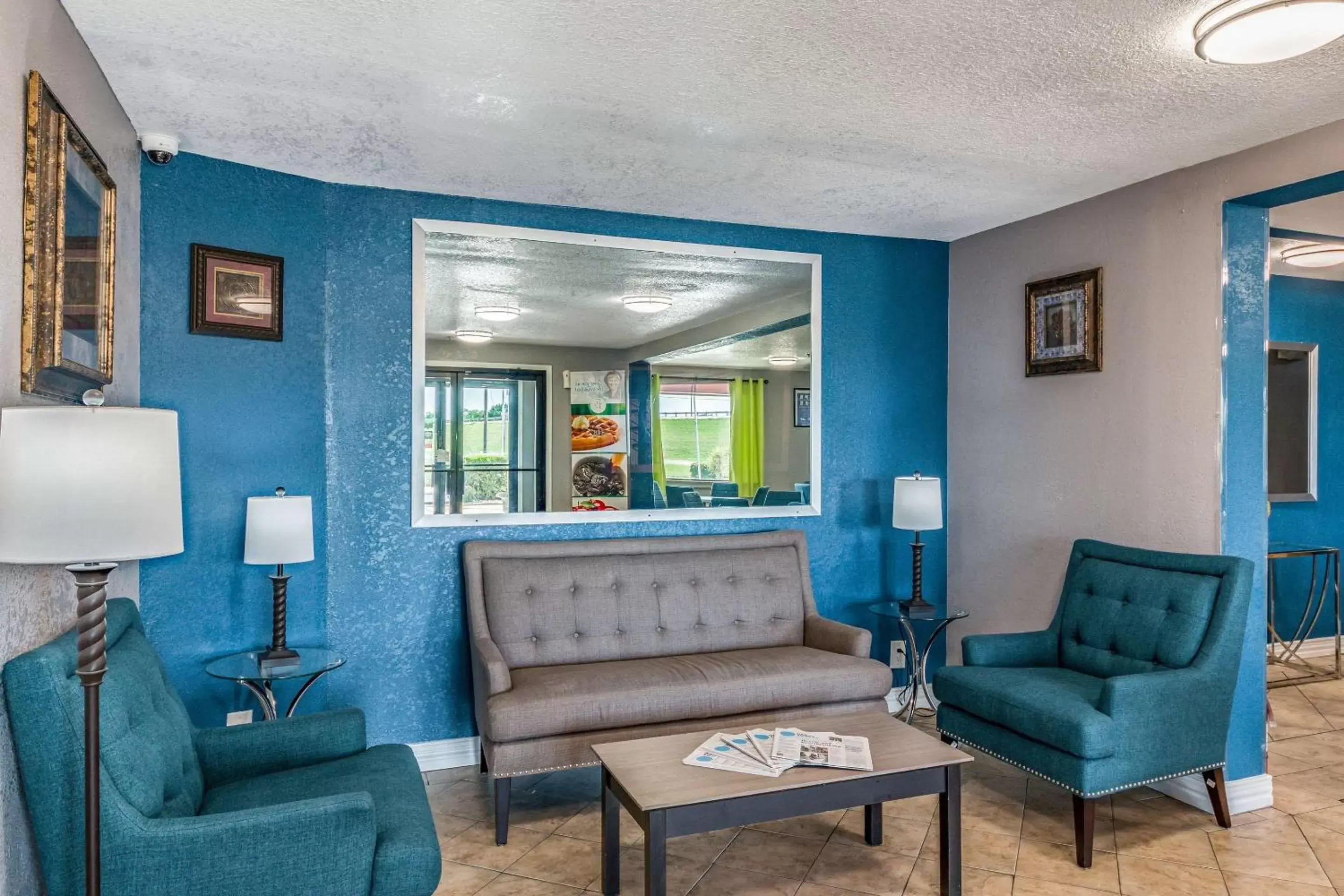 Lobby or reception in Quality Inn I-10 East near Frost Bank Center Lobby or reception in Quality Inn I-10 East near Frost Bank Center