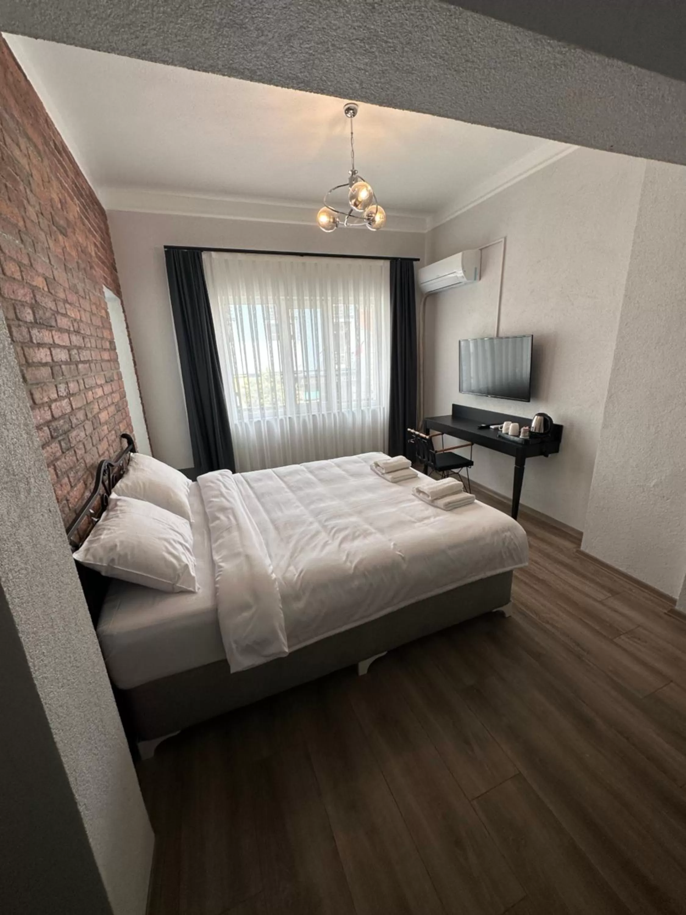 Bed in DERİN BUTİK HOTEL