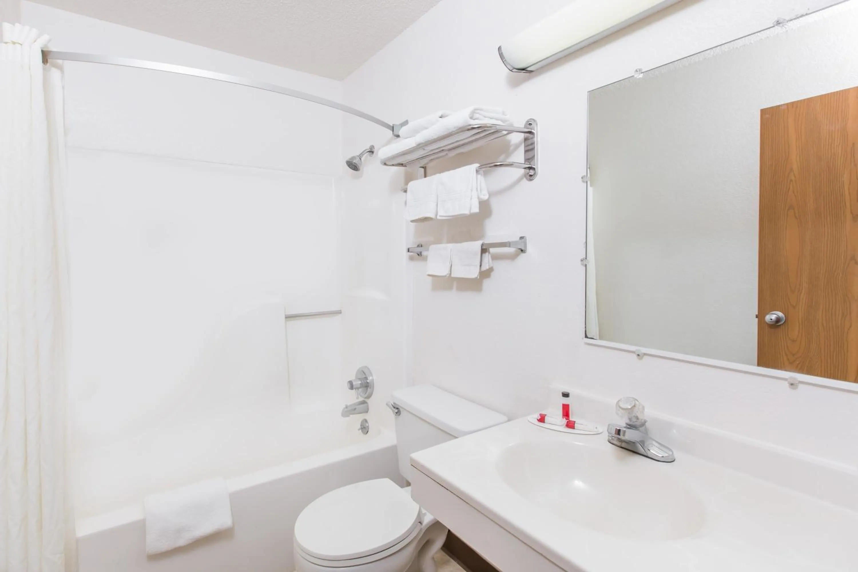 Bathroom in Super 8 by Wyndham Wayne