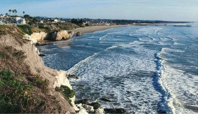 Beach in Dolphin Cove Motel