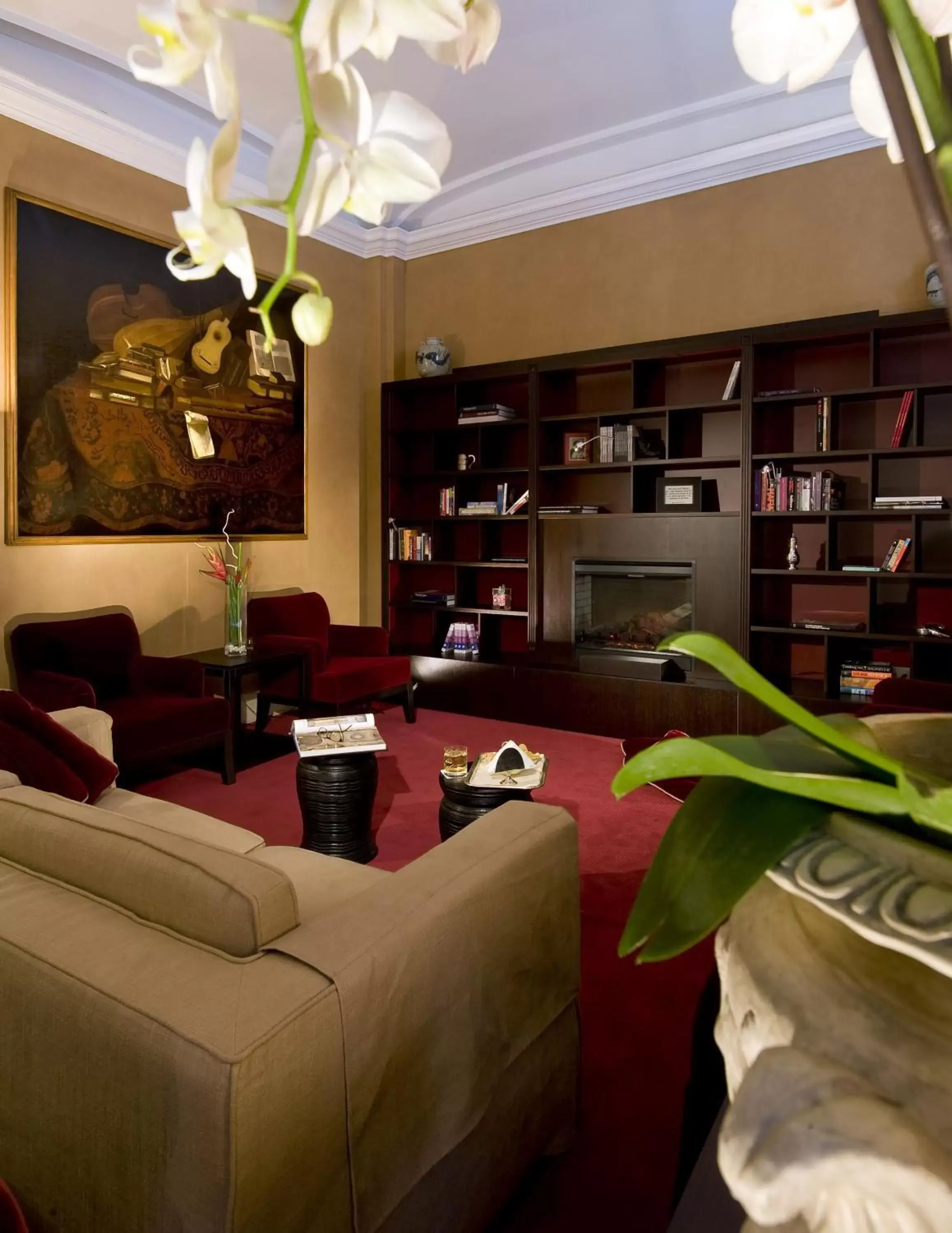 Library in Hotel dei Borgognoni