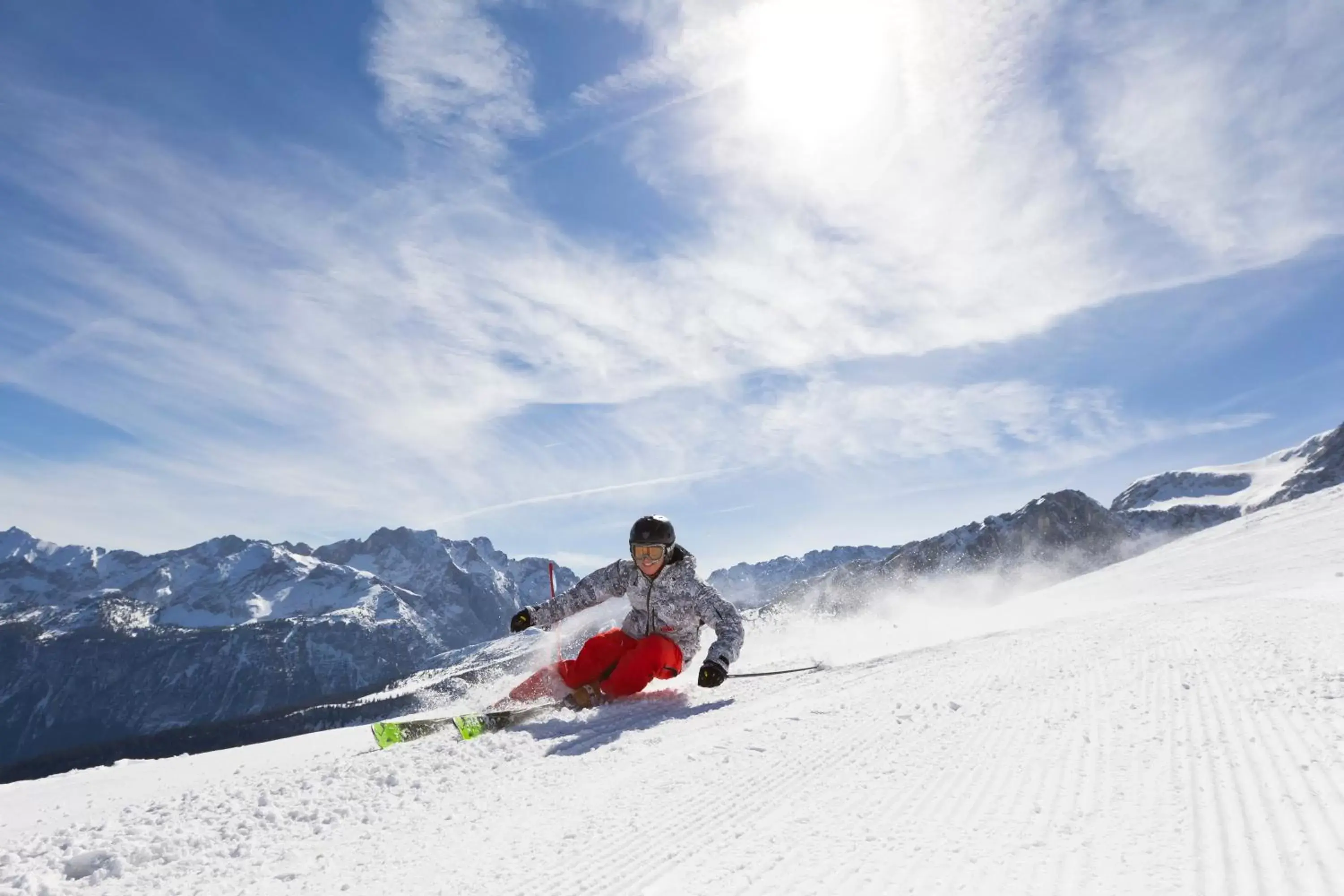 Skiing in Romantik Alpenhotel Waxenstein