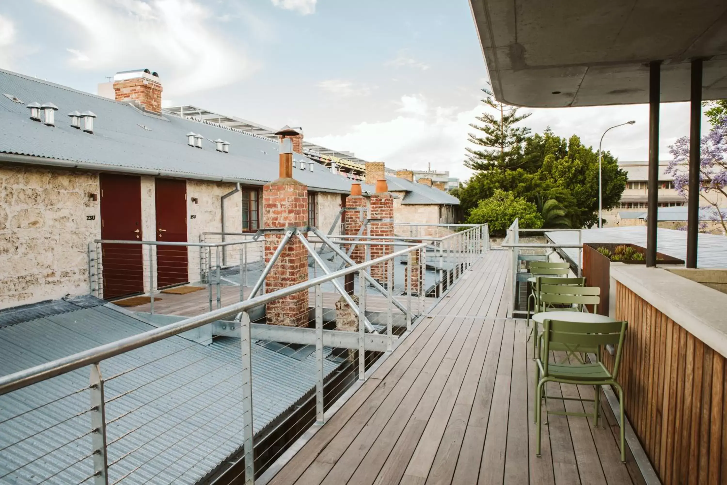 Balcony/Terrace in Warders Hotel Fremantle Markets