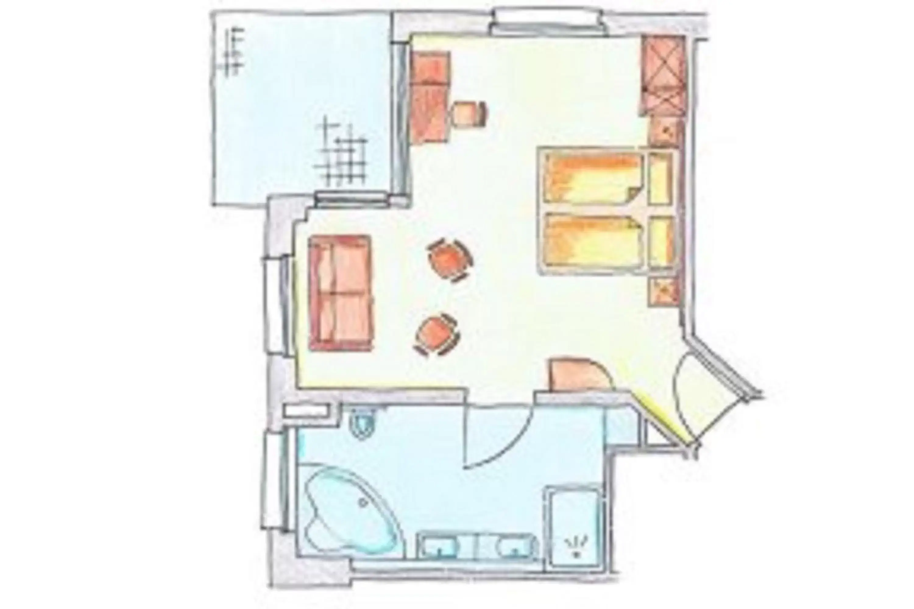 Decorative detail, Floor Plan in Hotel Alex Business & SPA