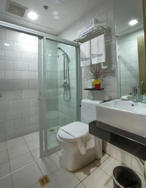Bathroom in Azalea Residences Baguio
