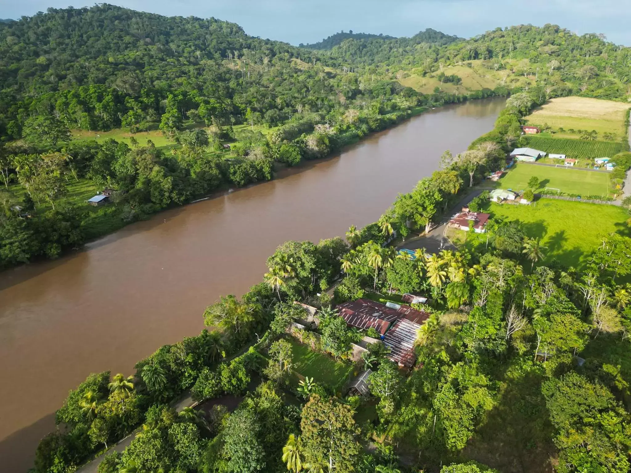 Bird's-eye View in Iguanitas Lodge