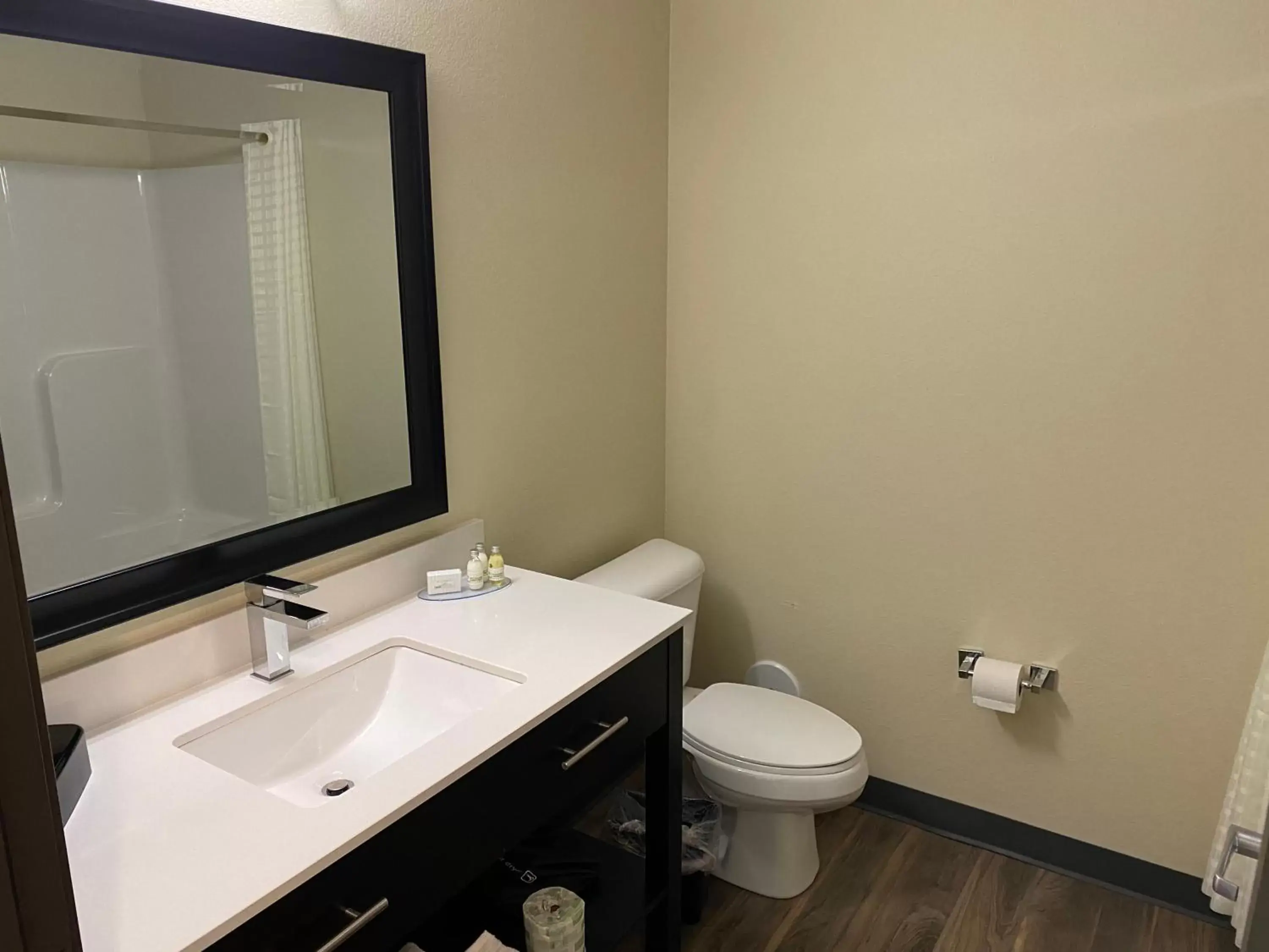 Toilet, Bathroom in Cobblestone Inn & Suites - Forest City