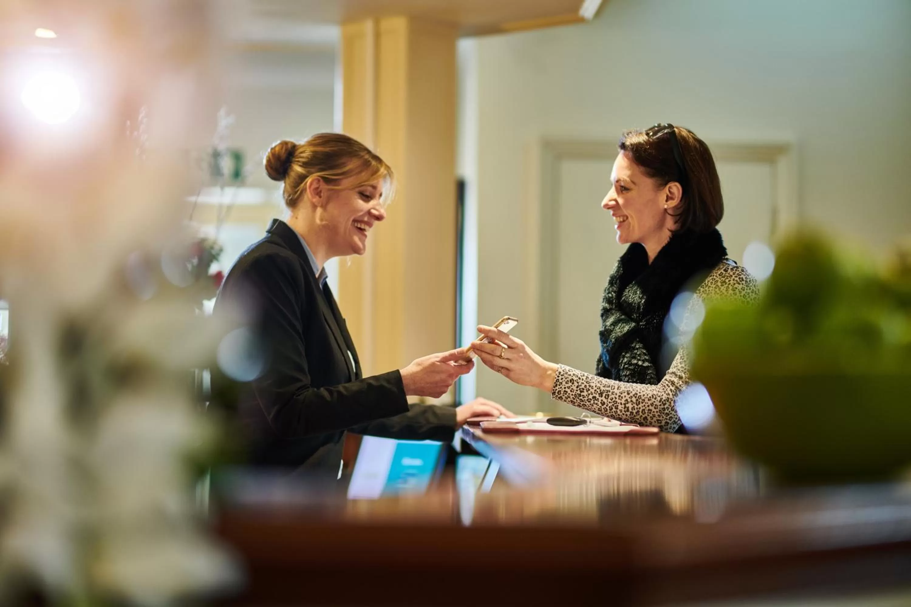Lobby or reception in County Hotel