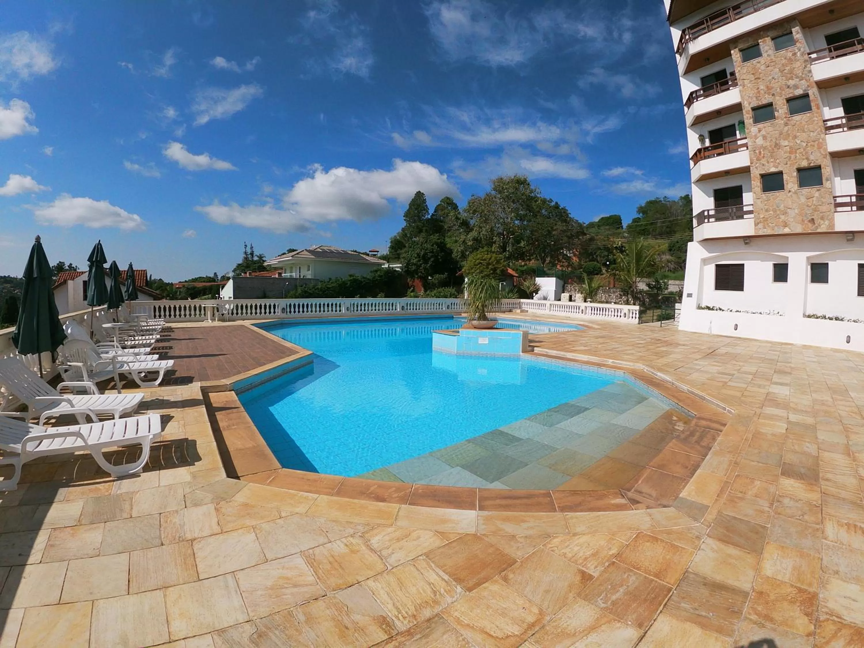 Swimming Pool in Condomínio Flat Piemonte