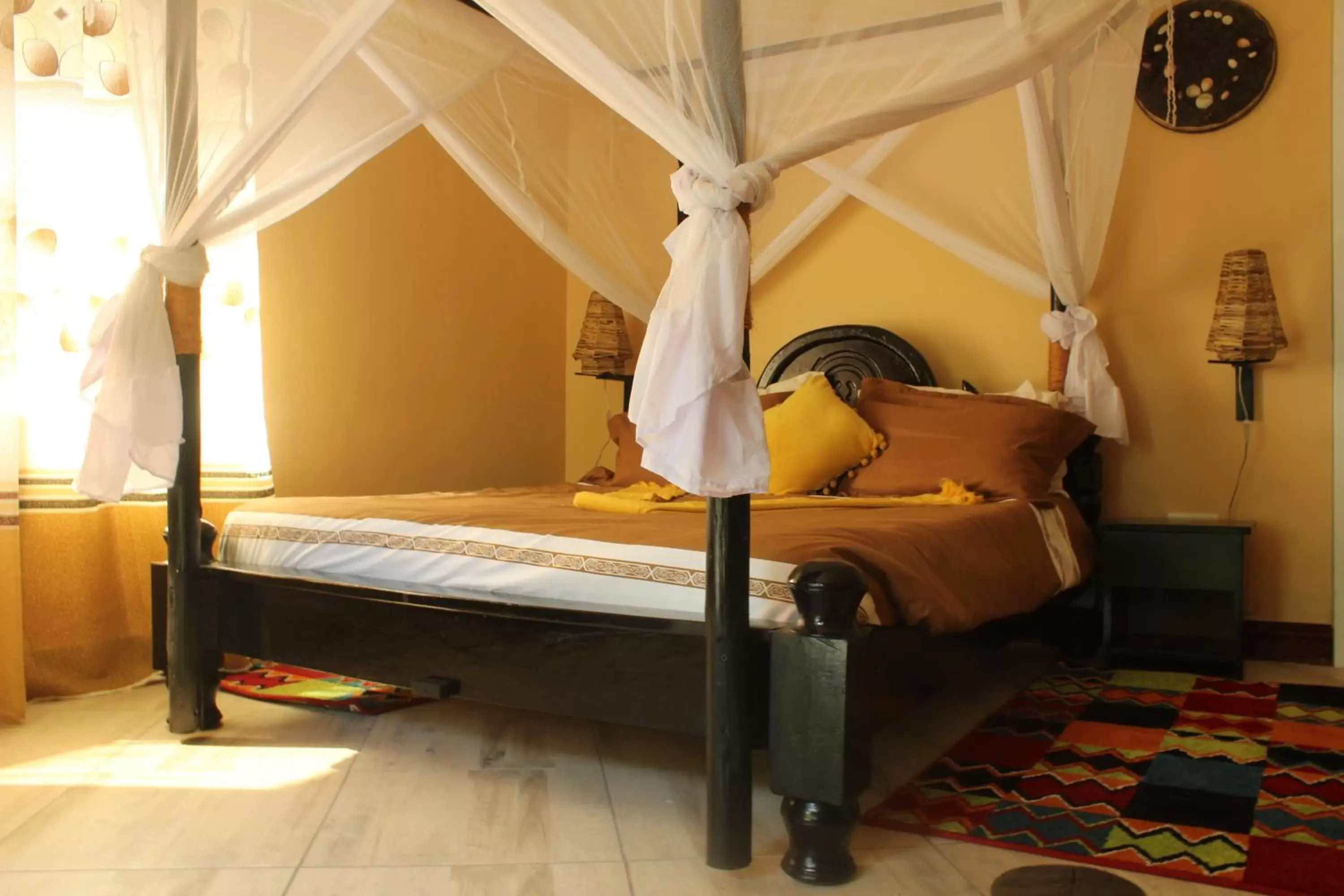 Bed in Kijiji Beach Resort