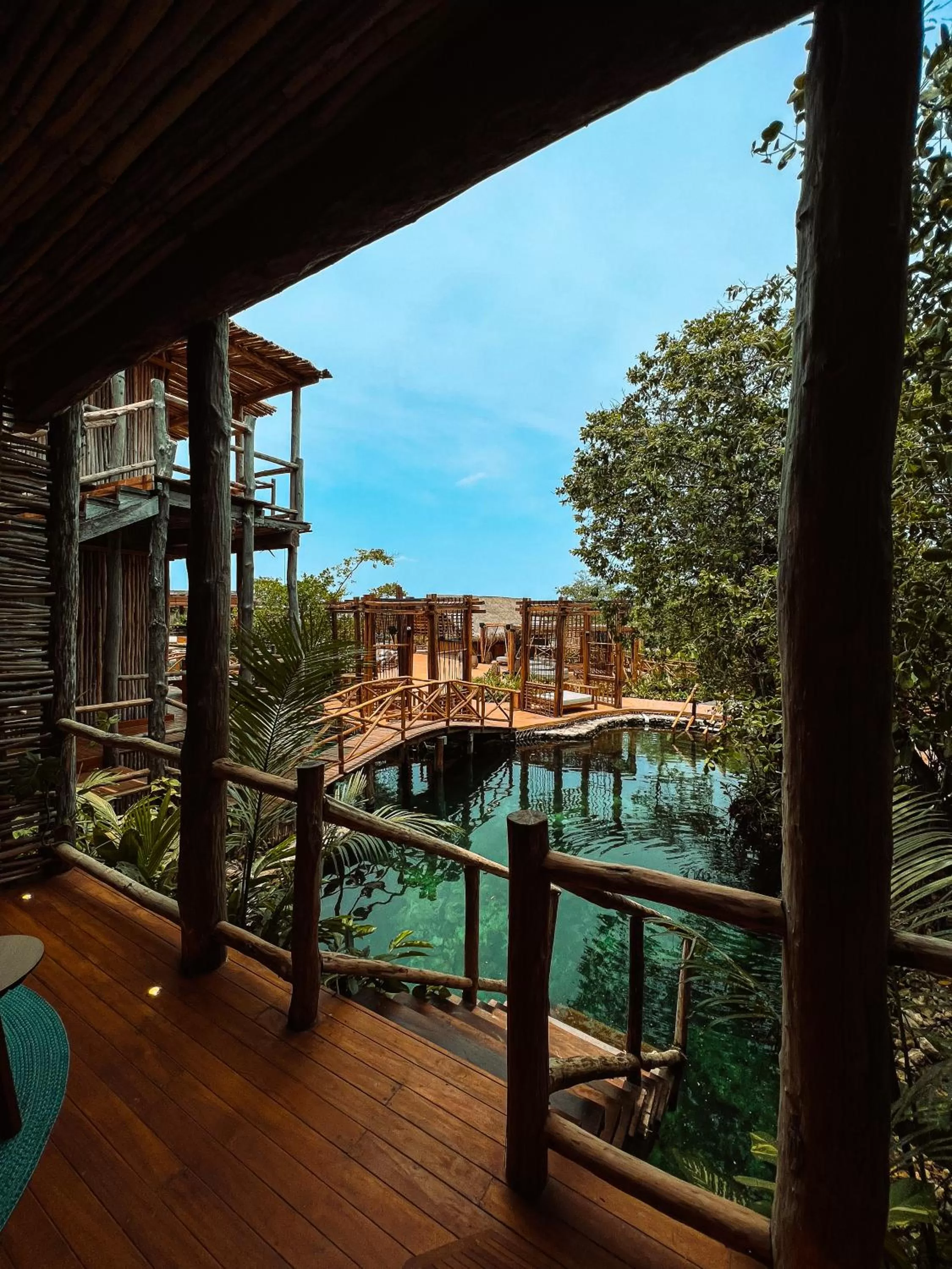 Balcony/Terrace in Hotel Shibari - Restaurant & Cenote Club