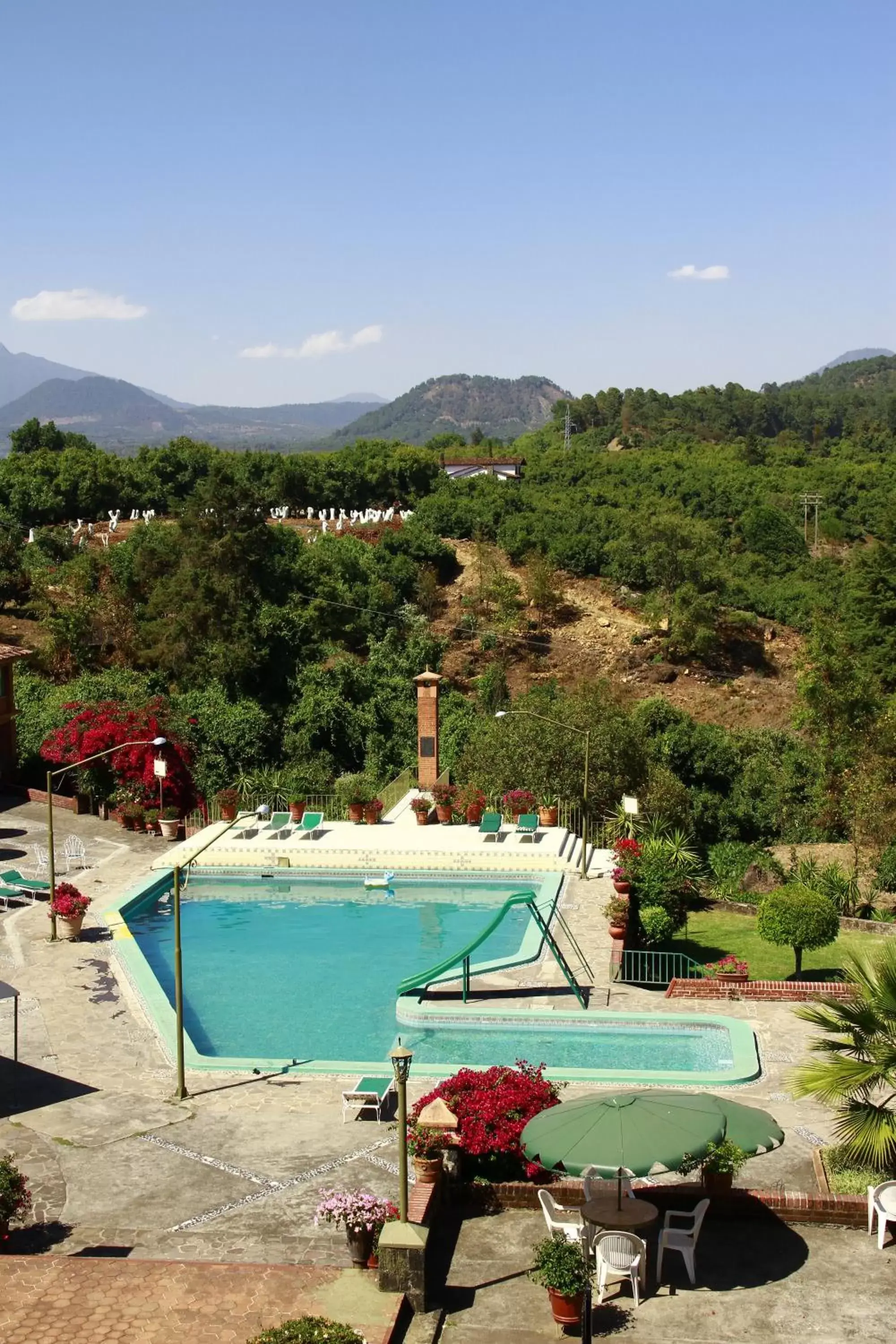 Pool View in Hotel Pie de la Sierra