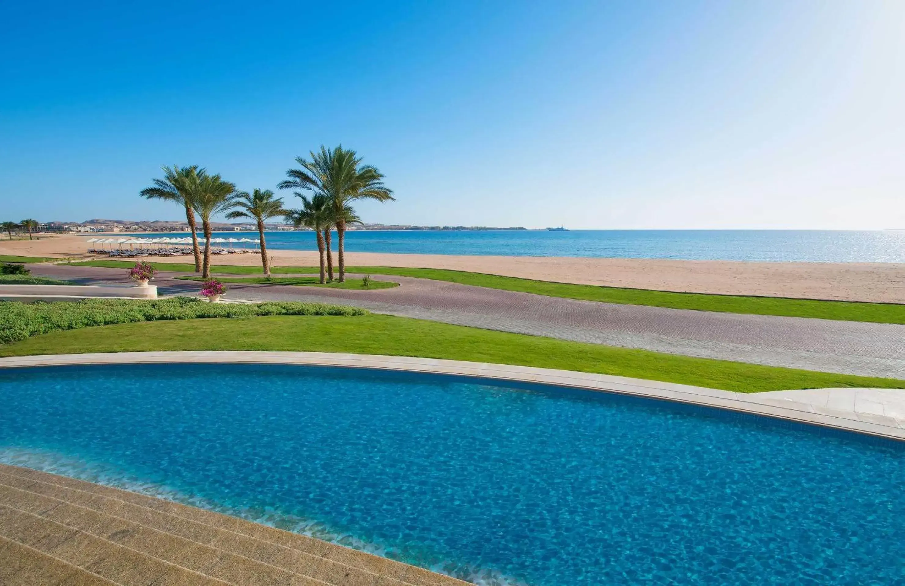 Beach, Swimming Pool in Baron Palace Sahl Hasheesh