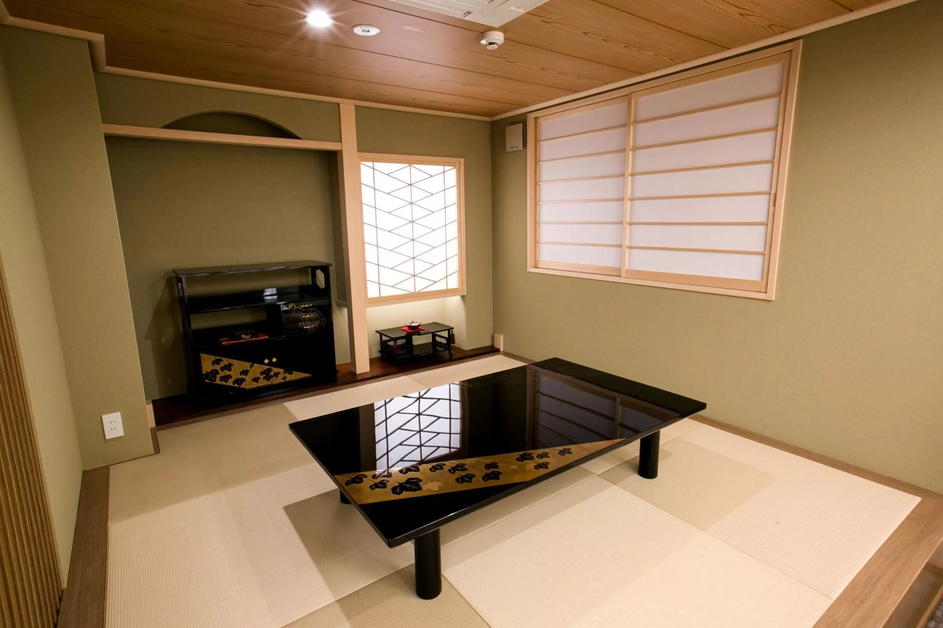 Decorative detail in Kyoto Kamanza Hotel