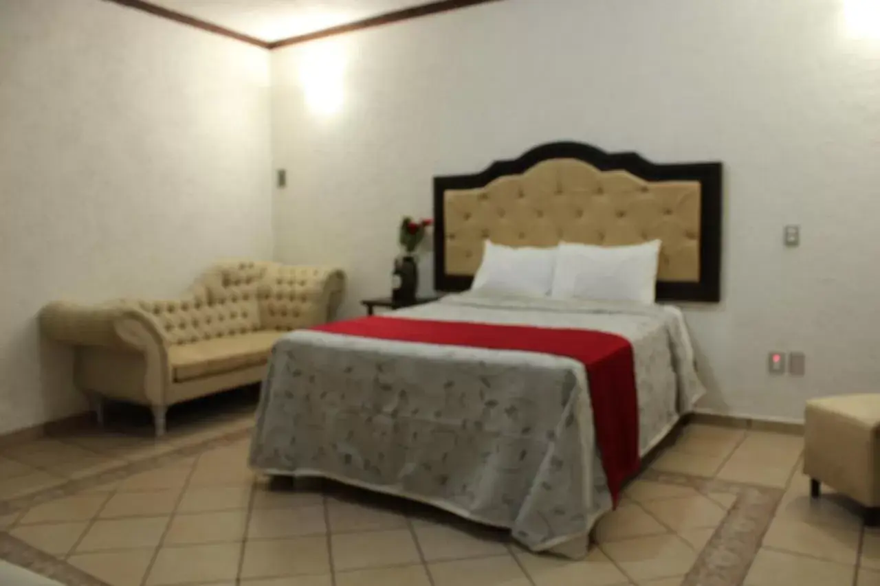 Bed in Hotel Peña Florencia